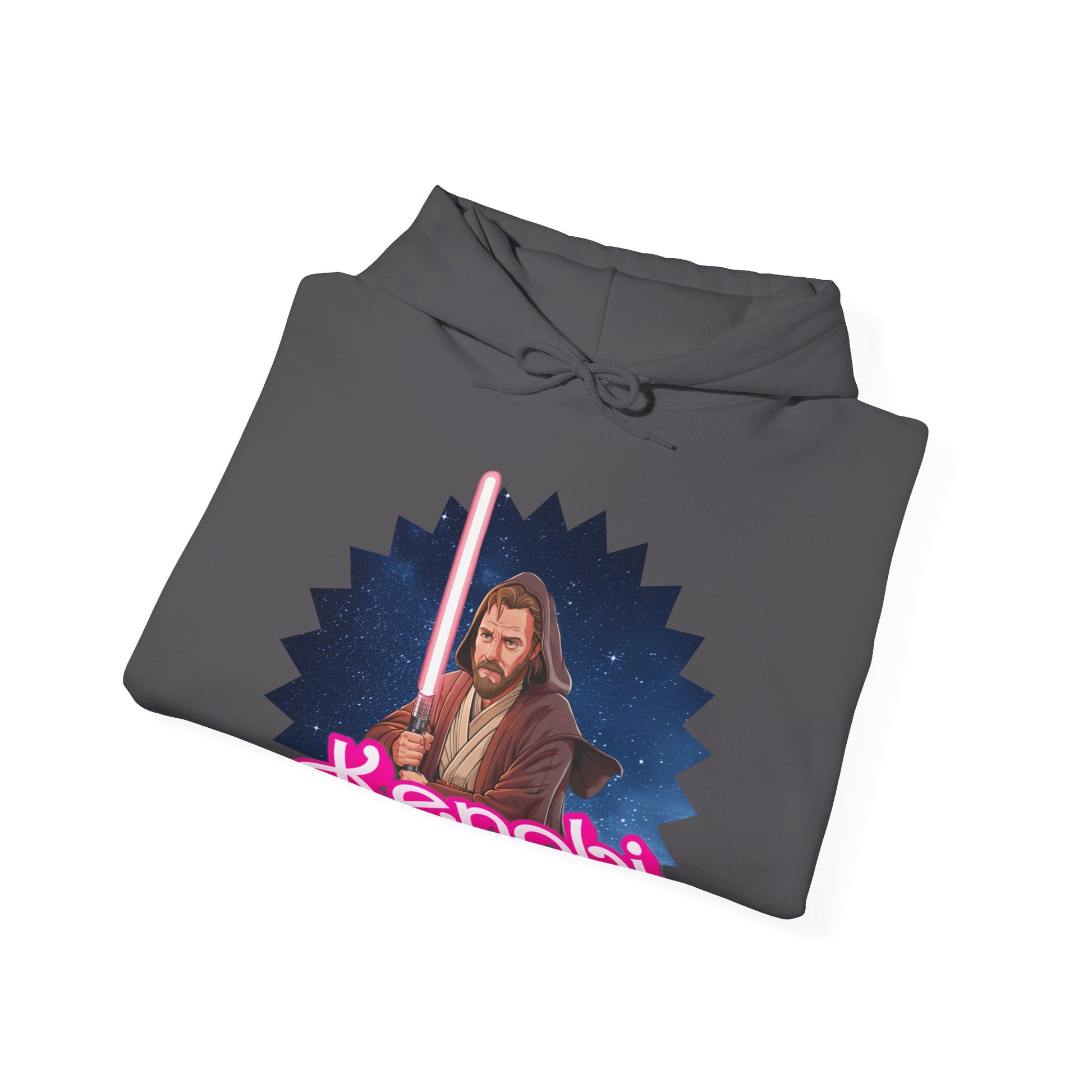 Obi-Wan Kenobi Ken Barbie Movie Star Wars Unisex Heavy Blend Hooded Sweatshirt Hoodies Barbie Ken Movies Star Wars Printify