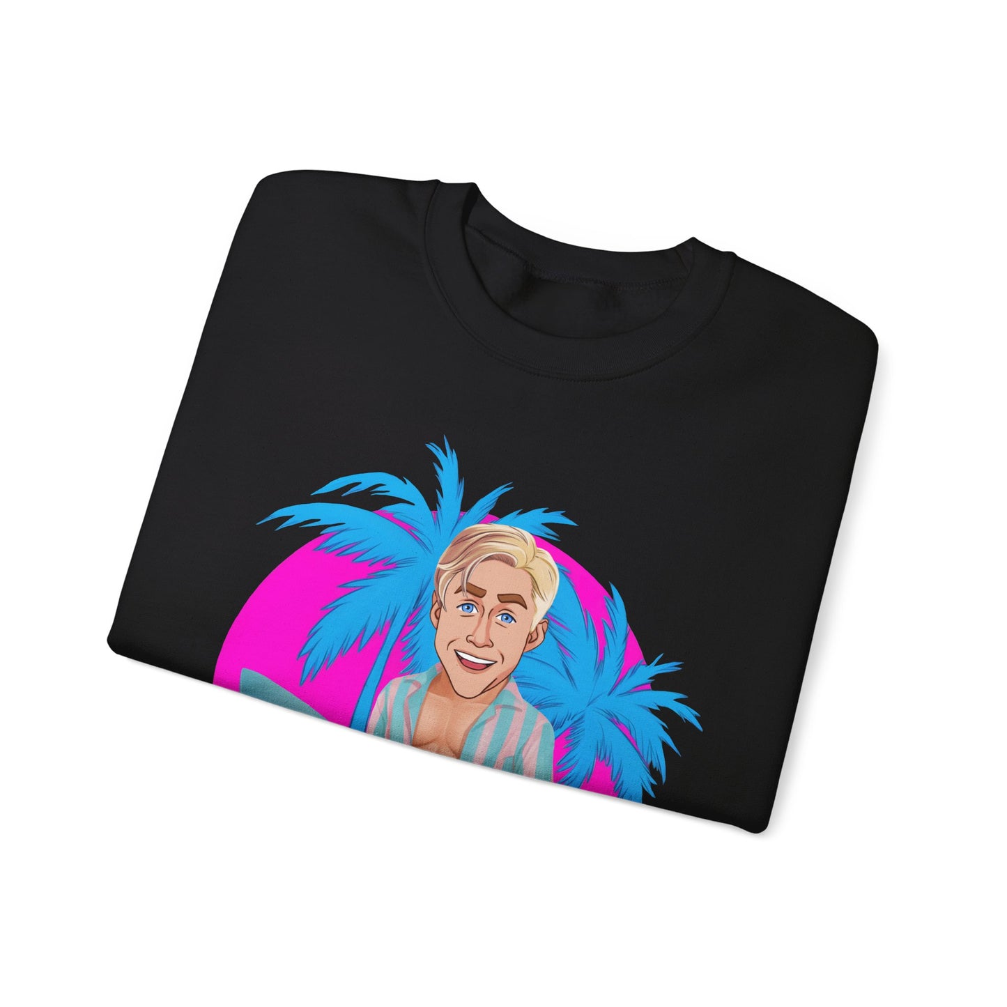 My Job Is Beach Sweatshirt Ken Sweater Barbie Shirt Surfing Jumper Surf Pullover Summer Jumper Vacation Sweater Surfing Gift for Surfer Sweatshirts Barbie Celebrities Ken Movies Ryan Gosling Printify