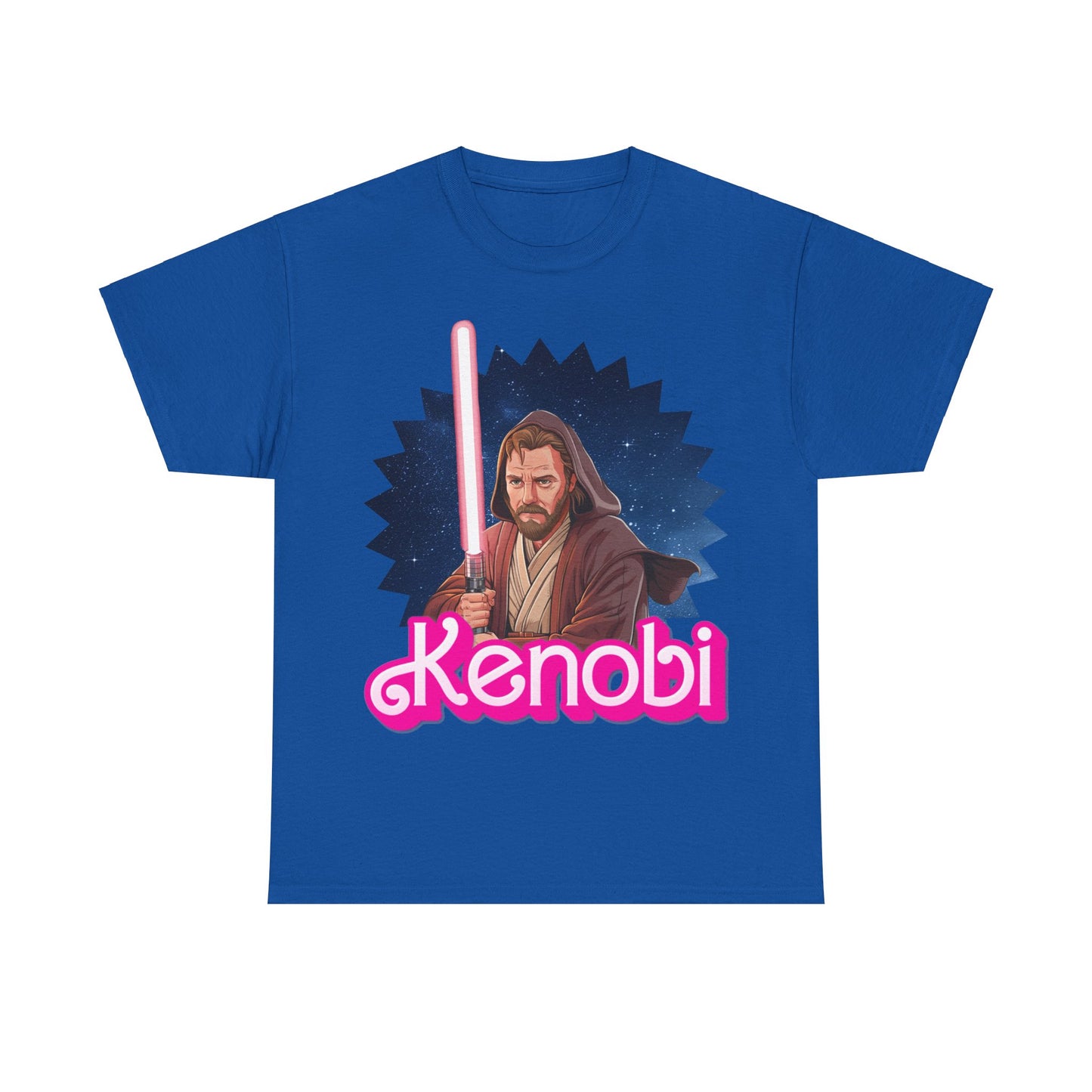 Obi-Wan Kenobi Ken Barbie Movie Star Wars Unisex Heavy Cotton Tee T-shirts Barbie Ken Movies Star Wars Printify