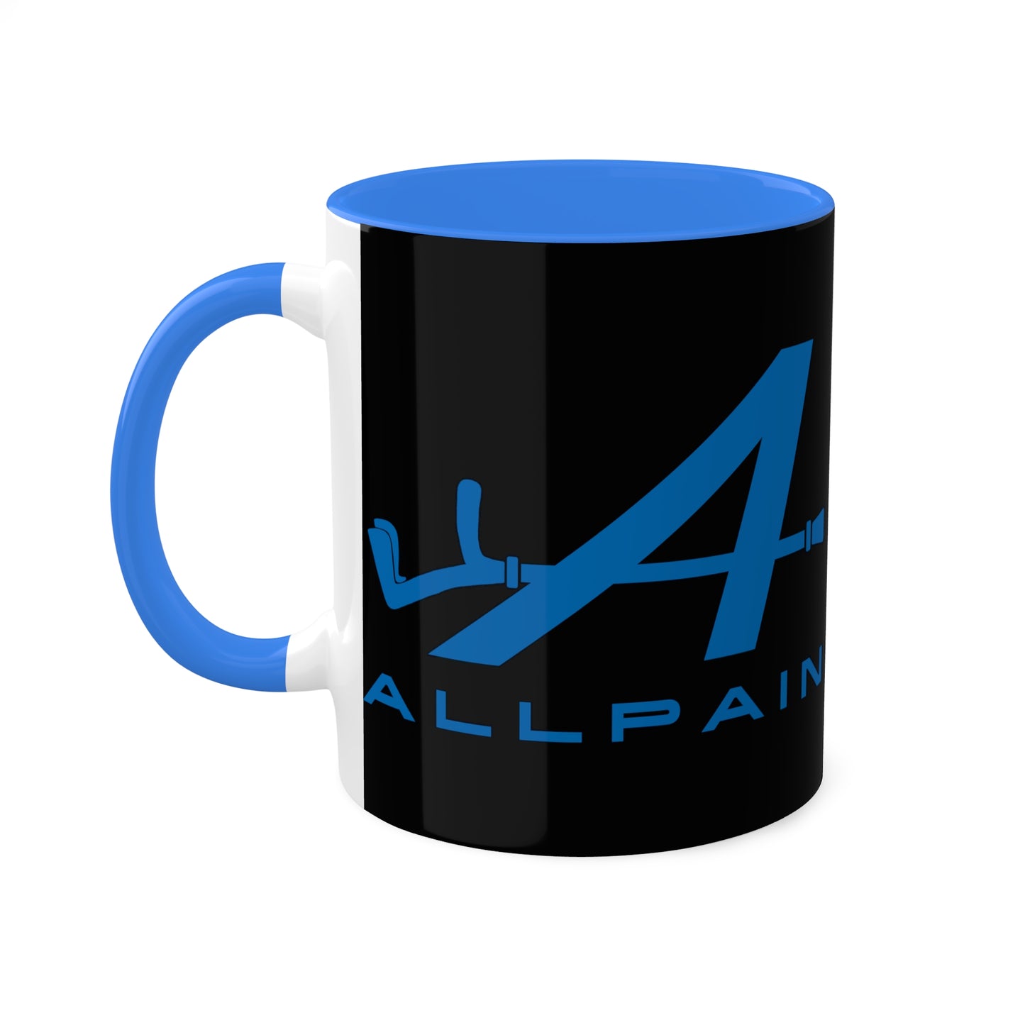 Allpain Alpine F1 Formula 1 Pierre Gasly Esteban Ocon Colorful Mug, 11oz Mugs Alpine F1 Printify