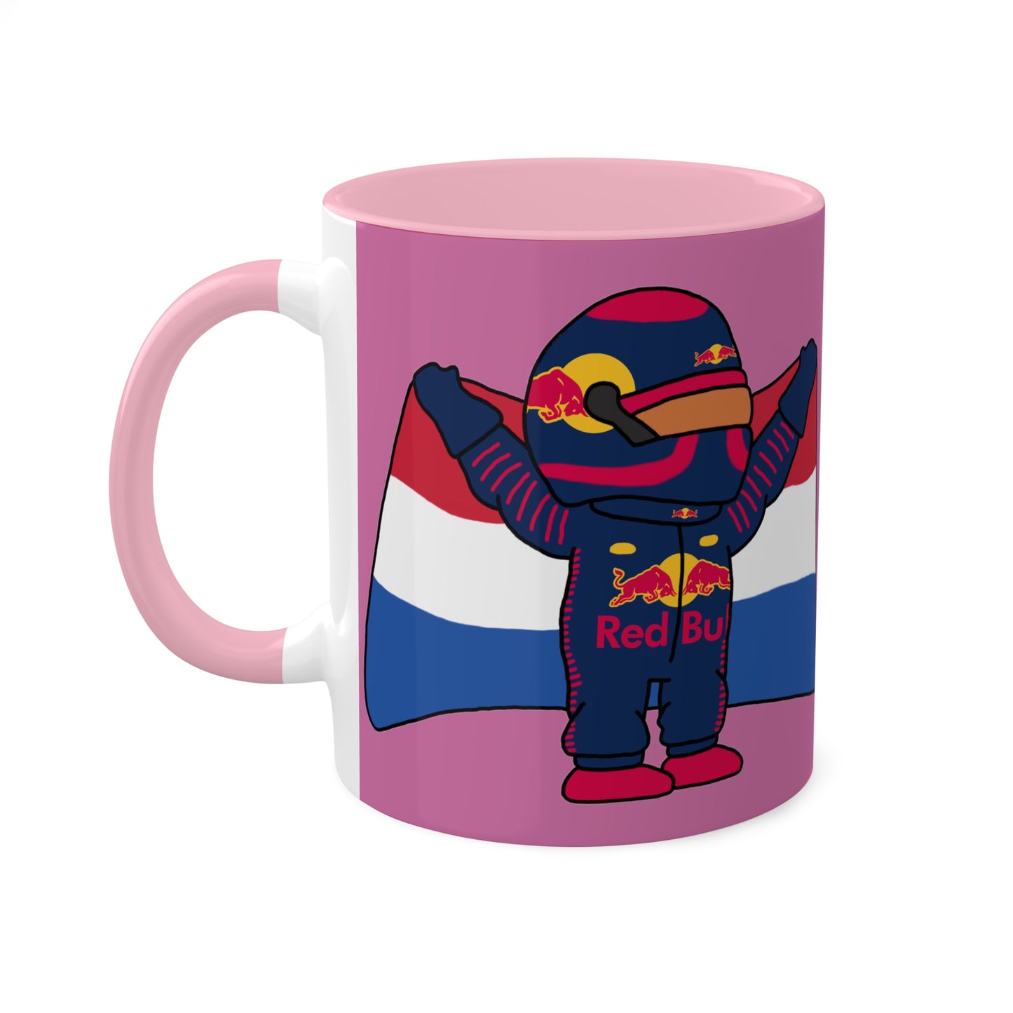 NeVerStappen Red Bull Formula 1 F1 Max Vertsappen Colorful Mugs, 11oz Mugs Printify