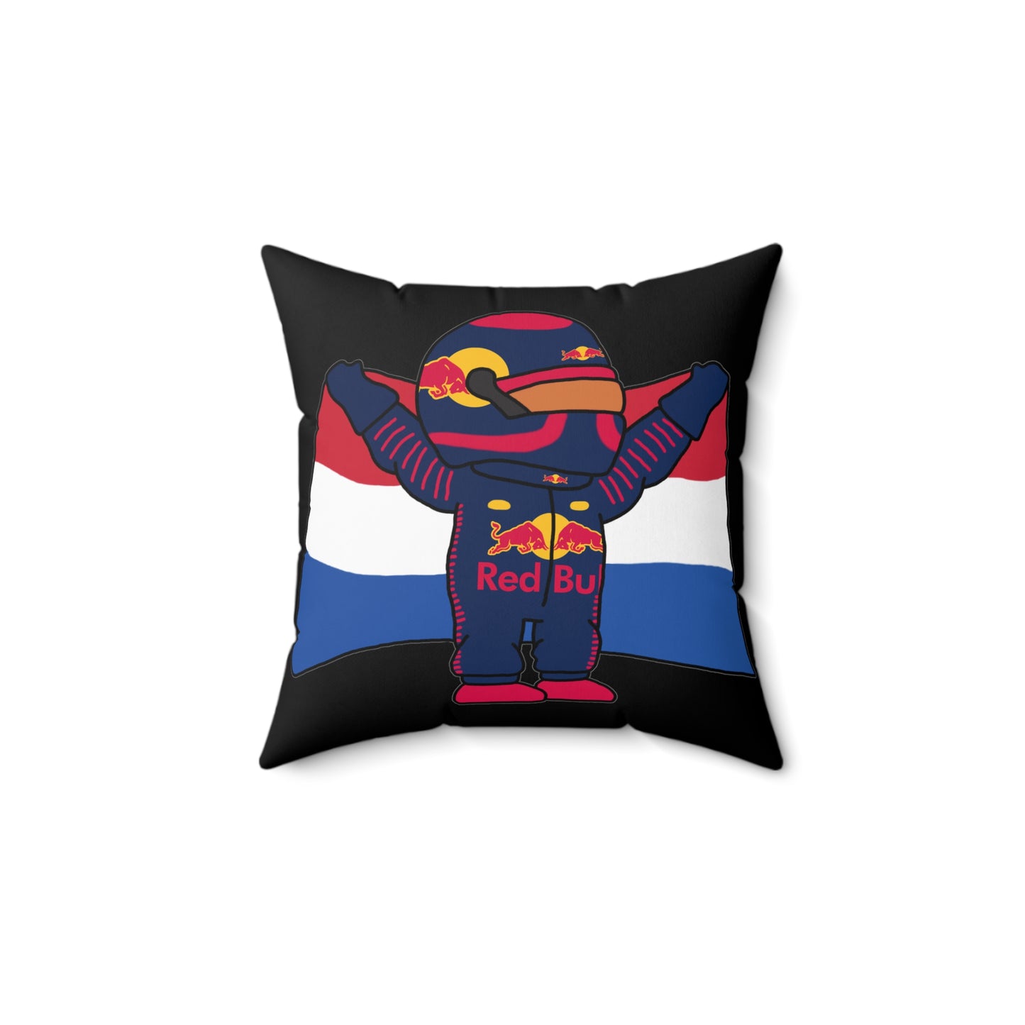 NeVerStappen Red Bull Formula 1 F1 Max Verstappen Pillow Pillows F1 Max Verstappen Red Bull Printify