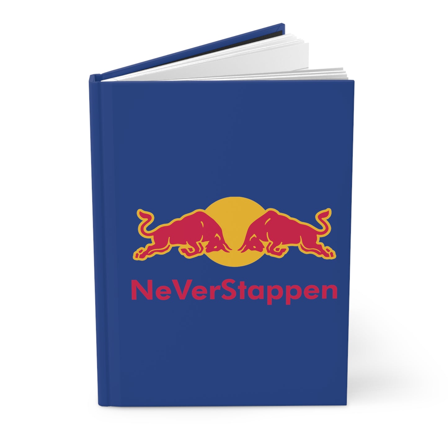NeVerStappen Red Bull Formula 1 F1 Max Verstappen Hardcover Journal Notebooks F1 Max Verstappen Red Bull Printify