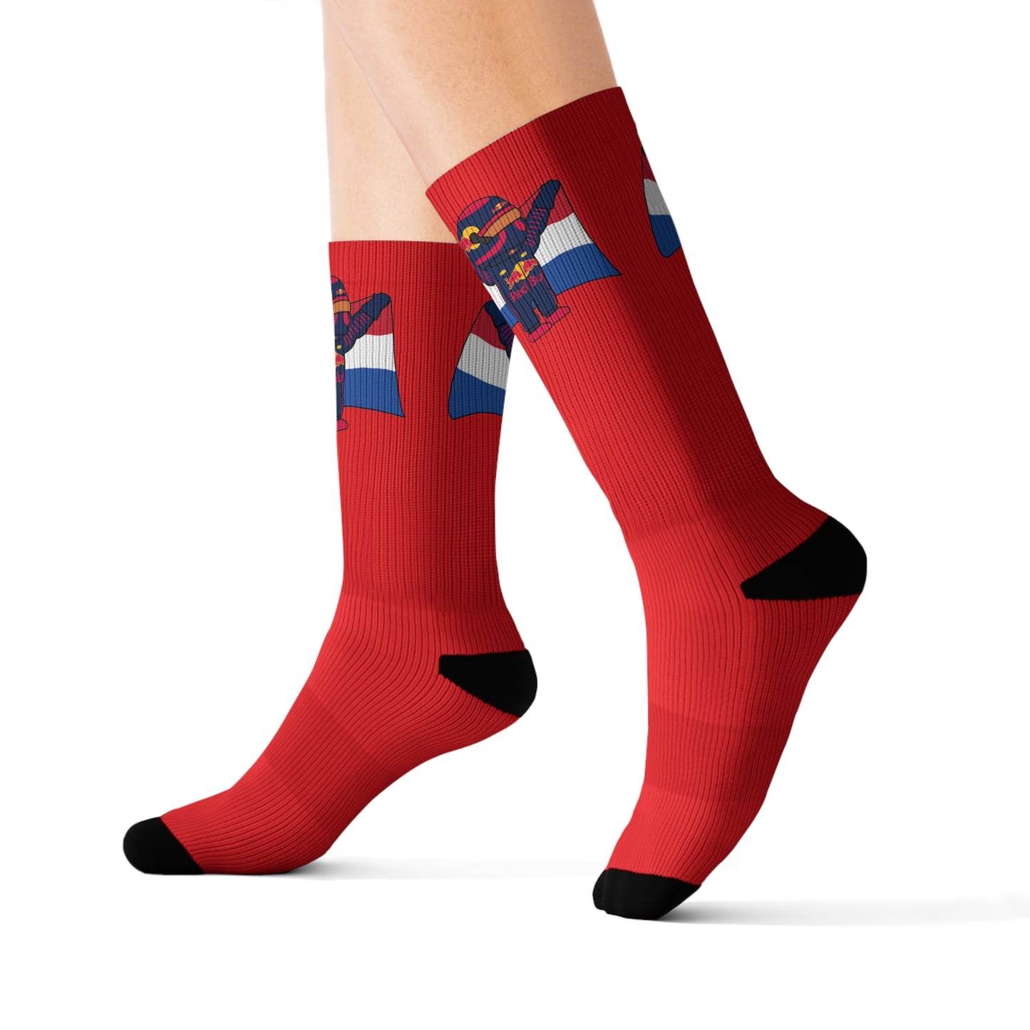 NeVerStappen Red Bull Formula 1 F1 Max Verstappen Socks S Socks F1 Max Verstappen Red Bull Printify