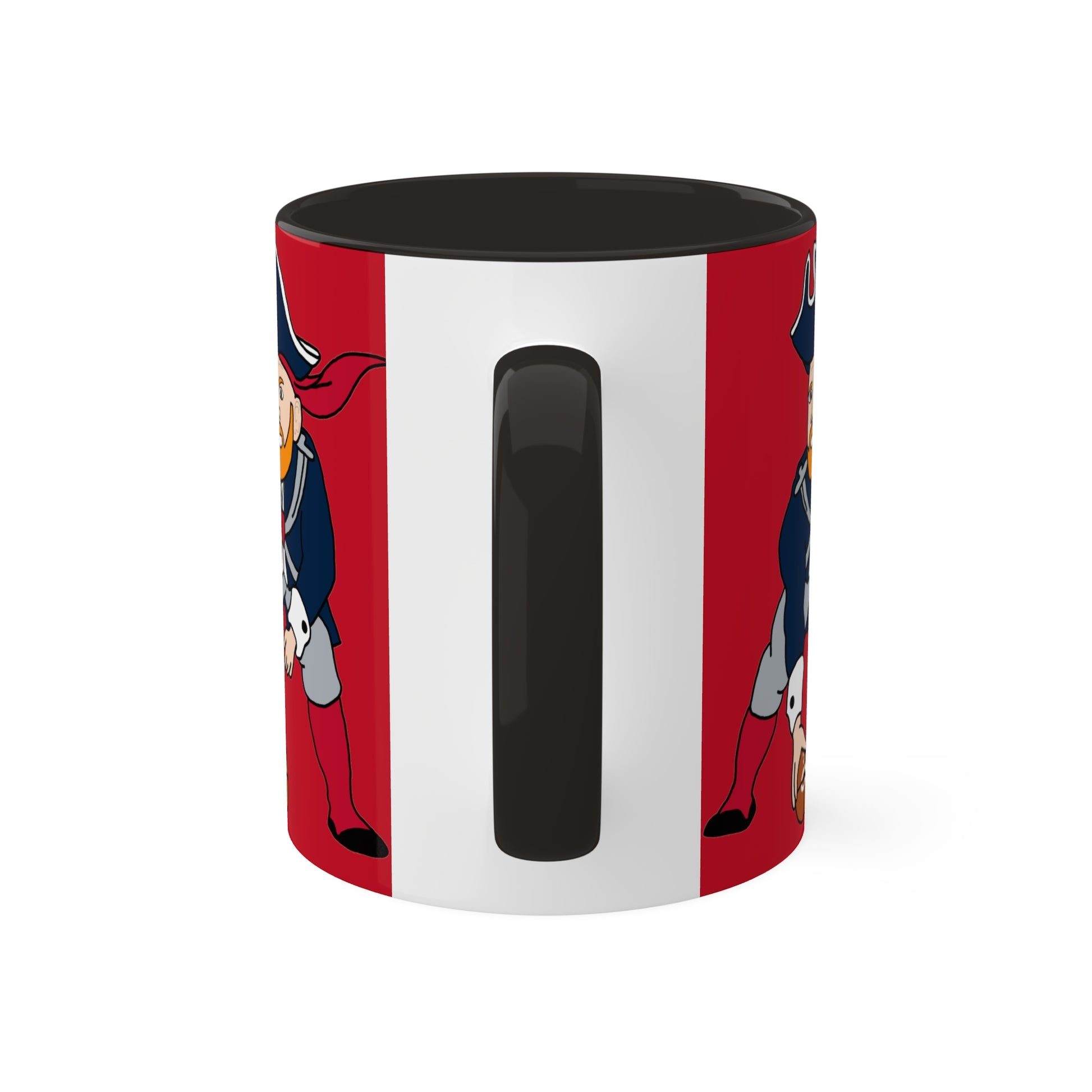 Bill Burrdy New England Patriots NFL Tom Brady Bill Burr Colorful Mug, 11oz Mugs American Football Bill Burr Monday Morning Podcast New England Patriots NFL Podcasts Stand-up Comedy Printify