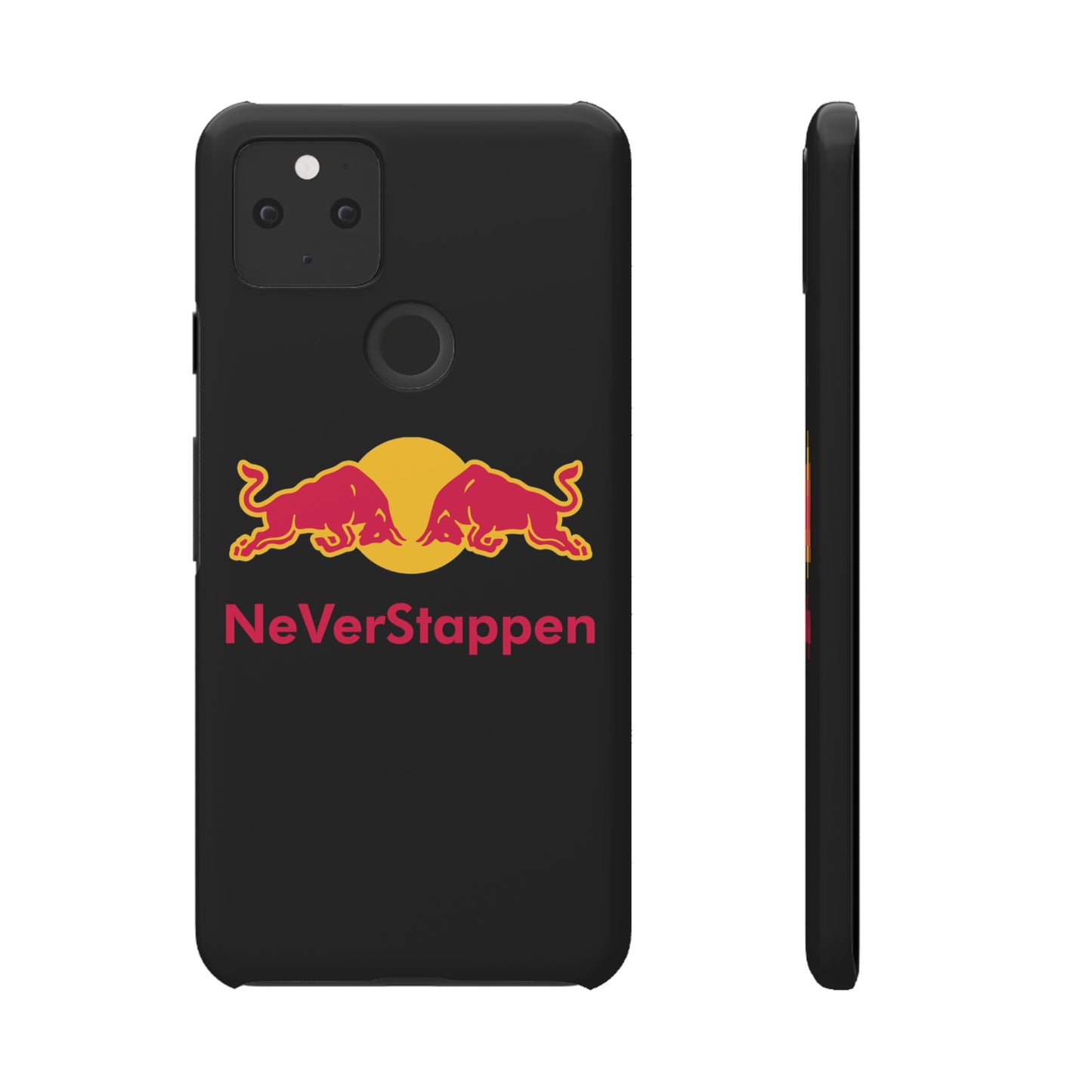NeVerStappen Red Bull Formula 1 F1 Max Verstappen Snap Case Google Pixel 5 5G Glossy Mobile Phone Cases F1 Max Verstappen Red Bull Printify