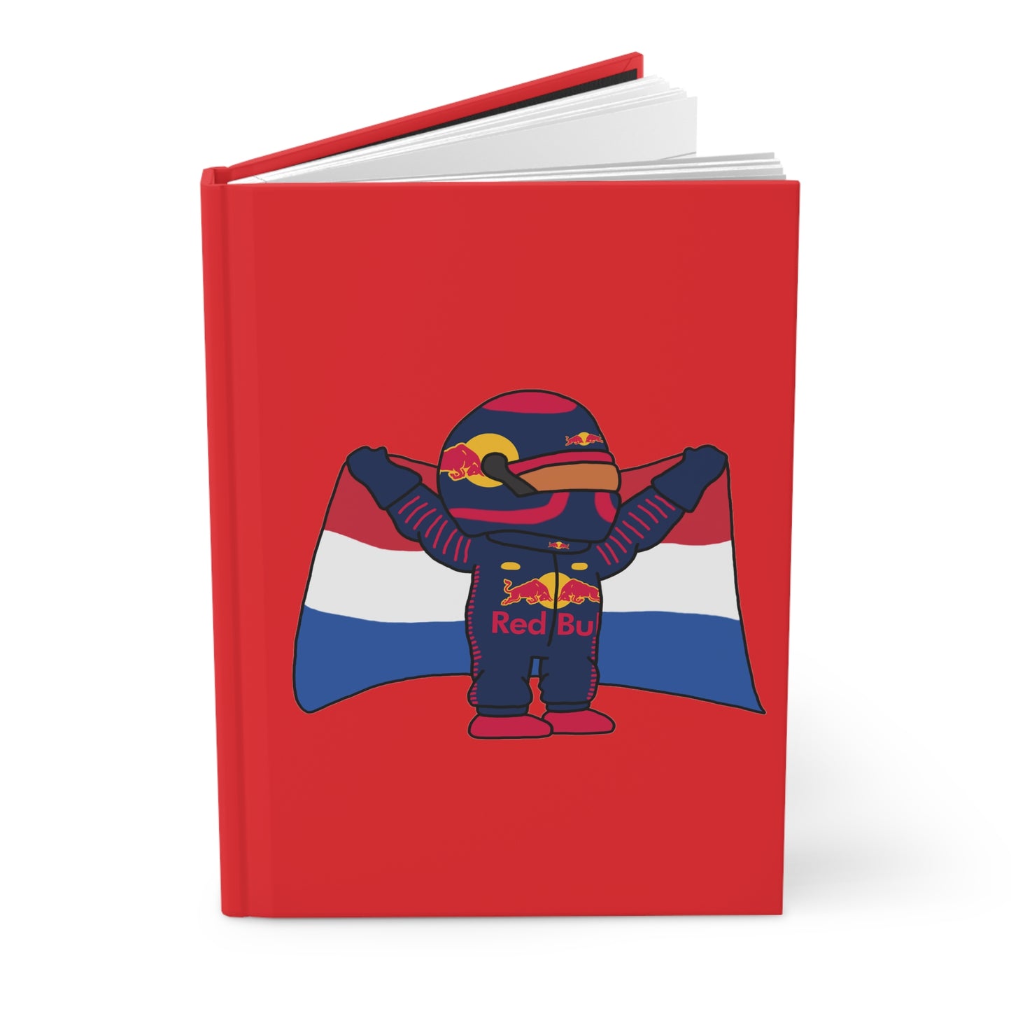 NeVerStappen Red Bull Formula 1 F1 Max Verstappen Hardcover Journal Notebooks F1 Max Verstappen Red Bull Printify