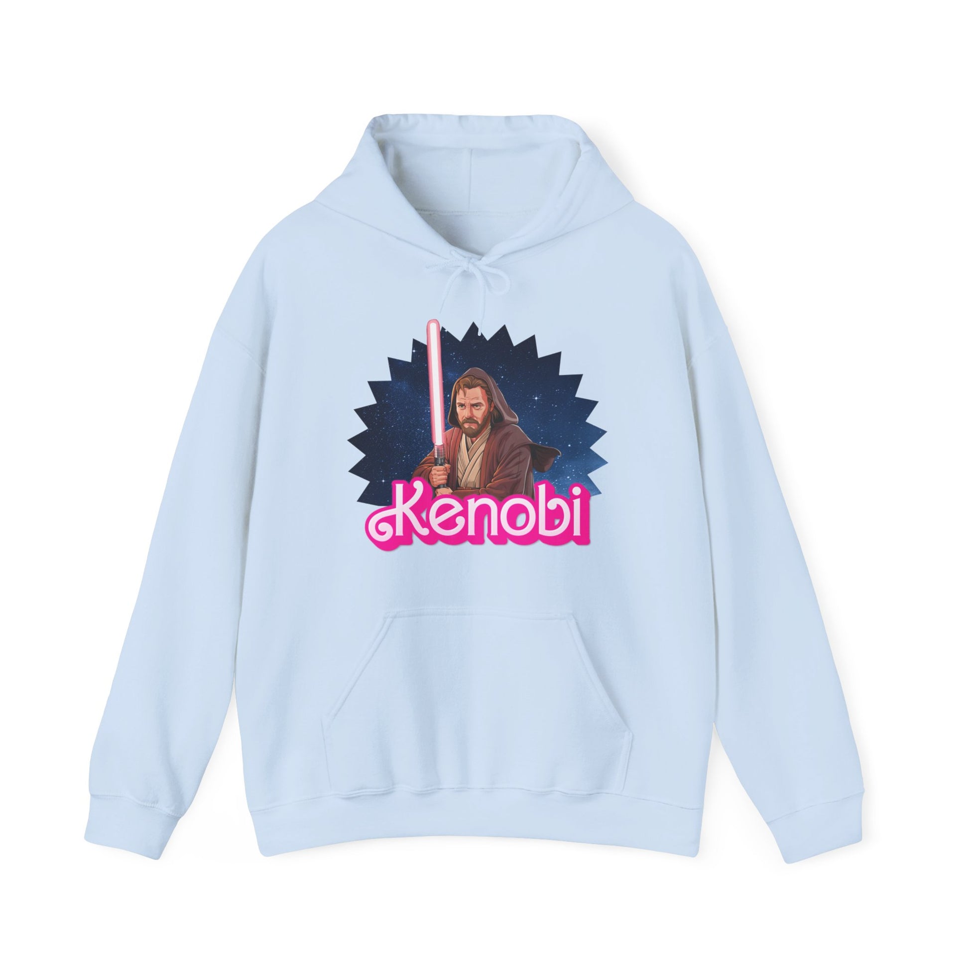 Obi-Wan Kenobi Ken Barbie Movie Star Wars Unisex Heavy Blend Hooded Sweatshirt Hoodies Barbie Ken Movies Star Wars Printify