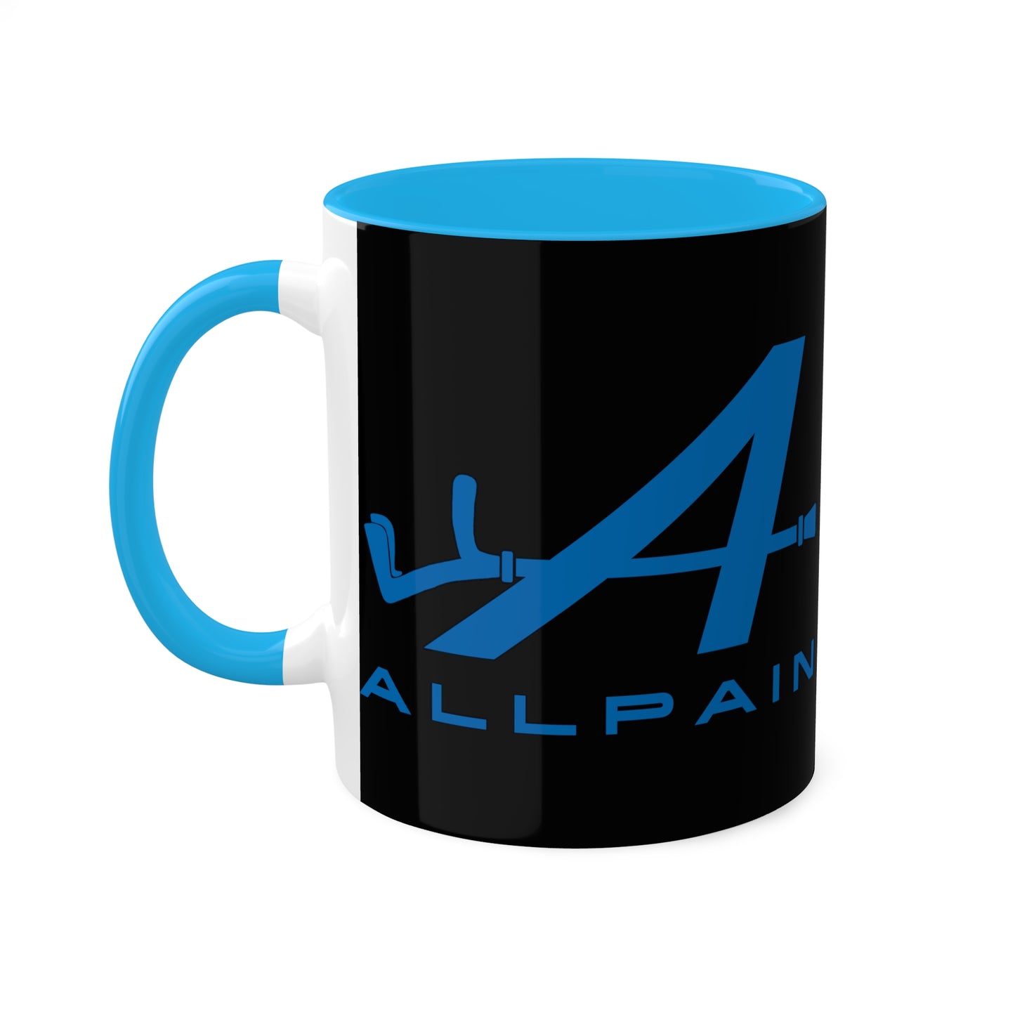 Allpain Alpine F1 Formula 1 Pierre Gasly Esteban Ocon Colorful Mug, 11oz Mugs Alpine F1 Printify