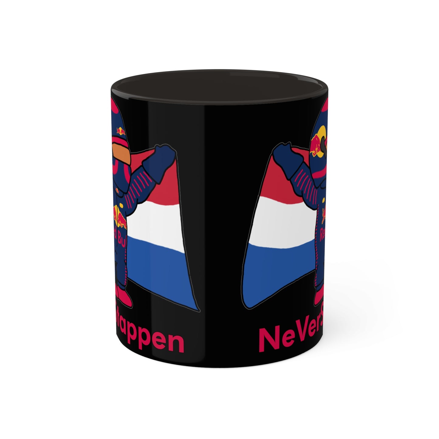 NeVerStappen Red Bull Formula 1 F1 Max Vertsappen Colorful Mugs, 11oz Mugs Printify