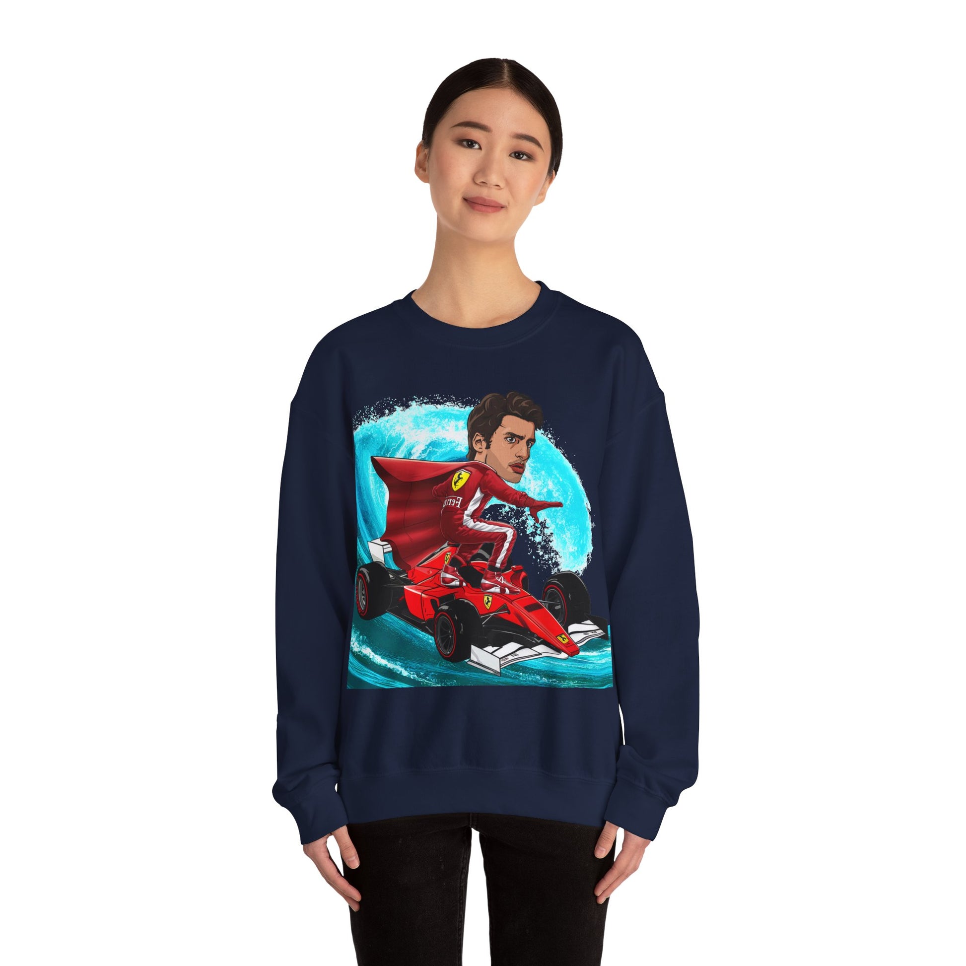 Carlos Sainz Sweatshirt Smooth Operator Jumper Ferrari Sweater Formula 1 Jumper F1 Sweater Ferrari Gift Ferrari Fan Jumper F1 Gift Scuderia Sweatshirts Carlos Sainz F1 Ferrari Printify