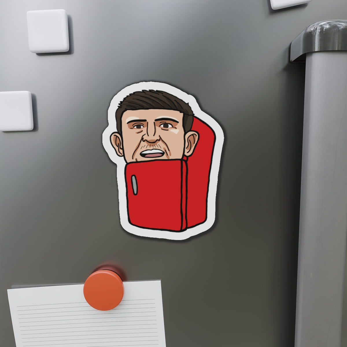 Harry Maguire The Fridge Manchester United Magnets Magnets Football Harry Maguire Manchester United The Fridge Printify