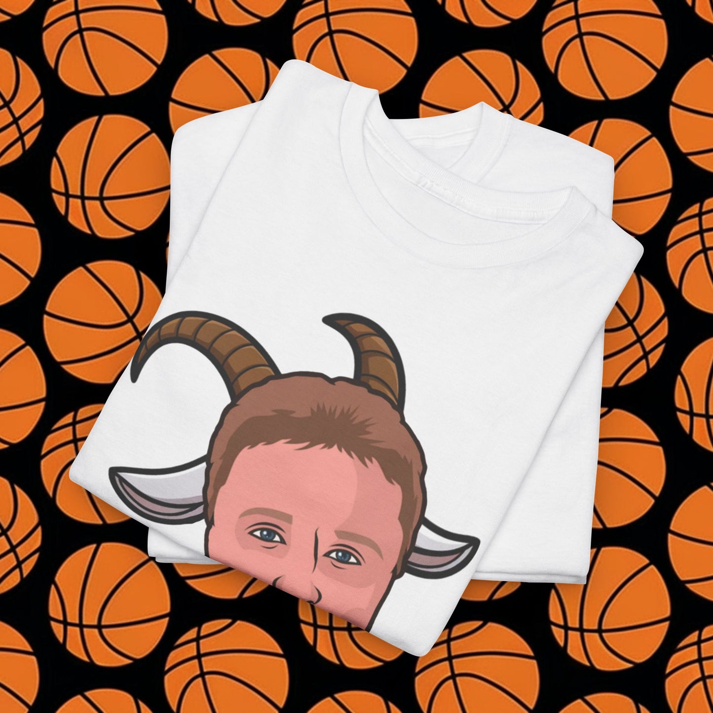 Larry Bird G.O.A.T. T-Shirt - Funny Basketball Meme Casual Top - Greatest of All Time Tee for Basketball Fans - Perfect Gift for Larry Bird Fans T-shirts Basketball Boston Celtics G.O.A.T. Larry Bird NBA Printify
