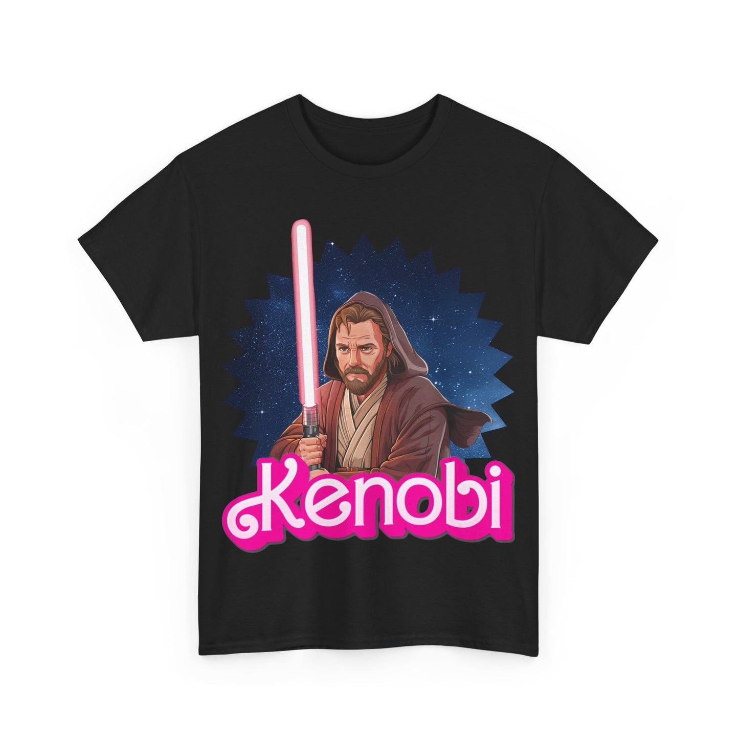 Obi-Wan Kenobi Ken Barbie Movie Star Wars Unisex Heavy Cotton Tee T-shirts Barbie Ken Movies Star Wars Printify