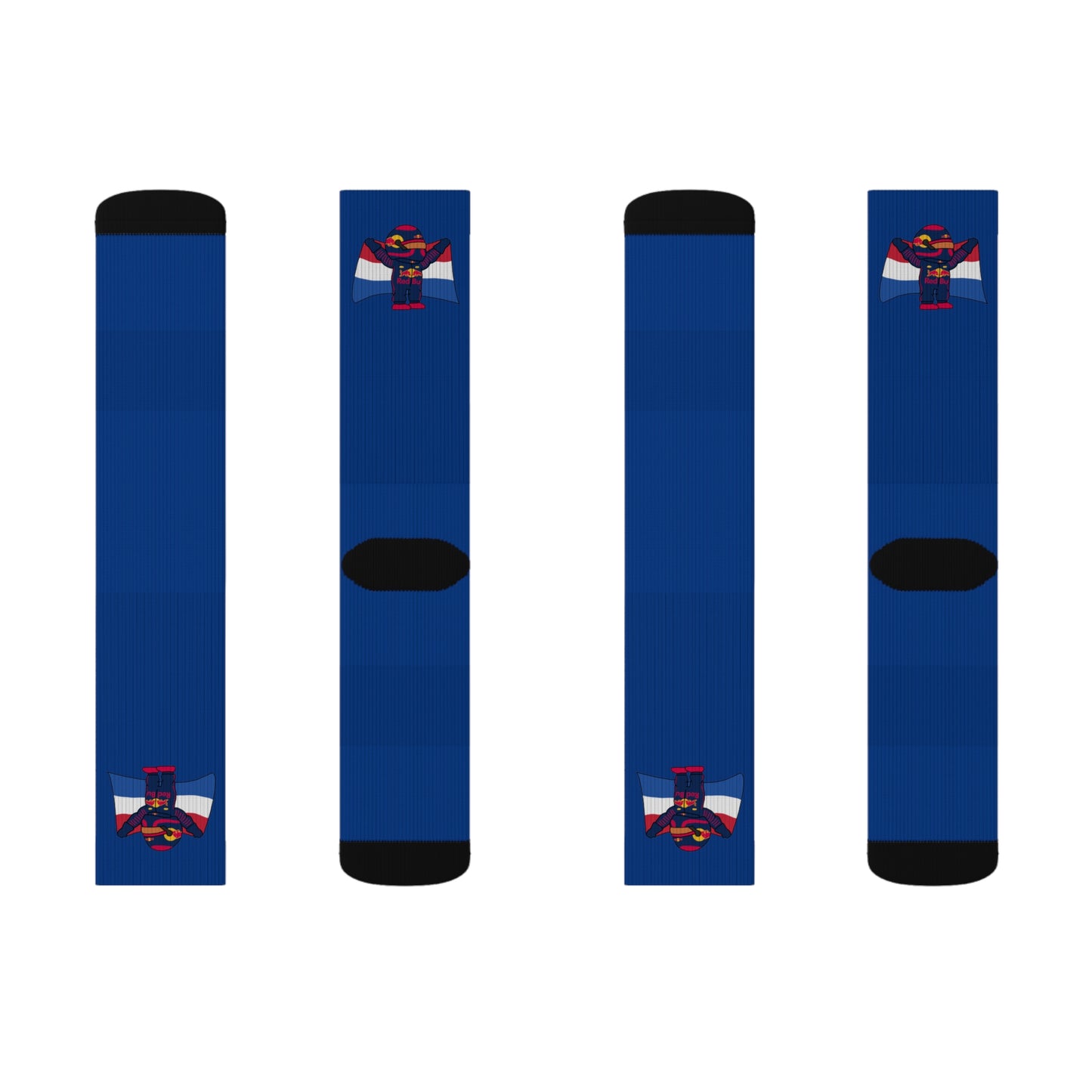NeVerStappen Red Bull Formula 1 F1 Max Verstappen Socks Socks F1 Max Verstappen Red Bull Printify