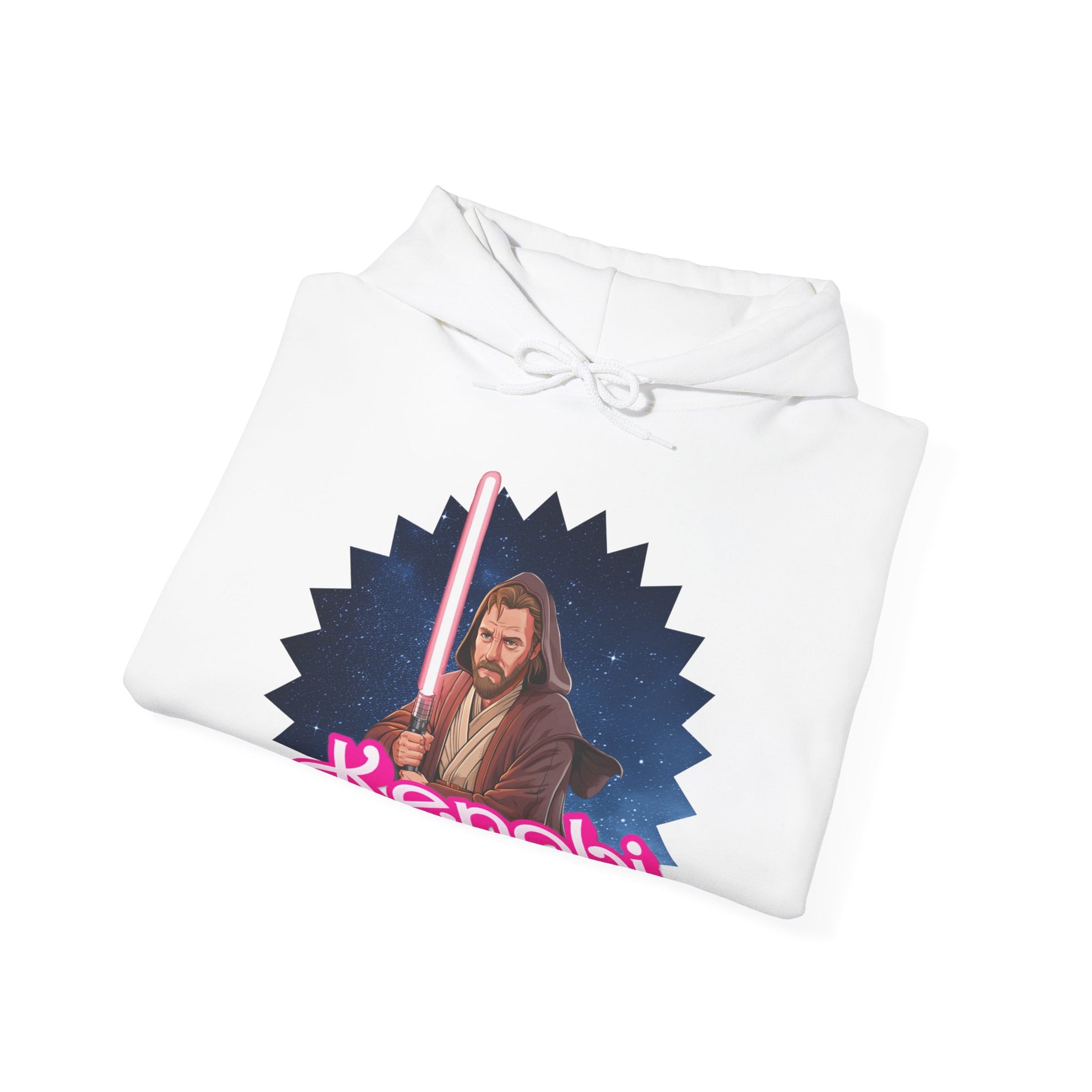 Obi-Wan Kenobi Ken Barbie Movie Star Wars Unisex Heavy Blend Hooded Sweatshirt Hoodies Barbie Ken Movies Star Wars Printify