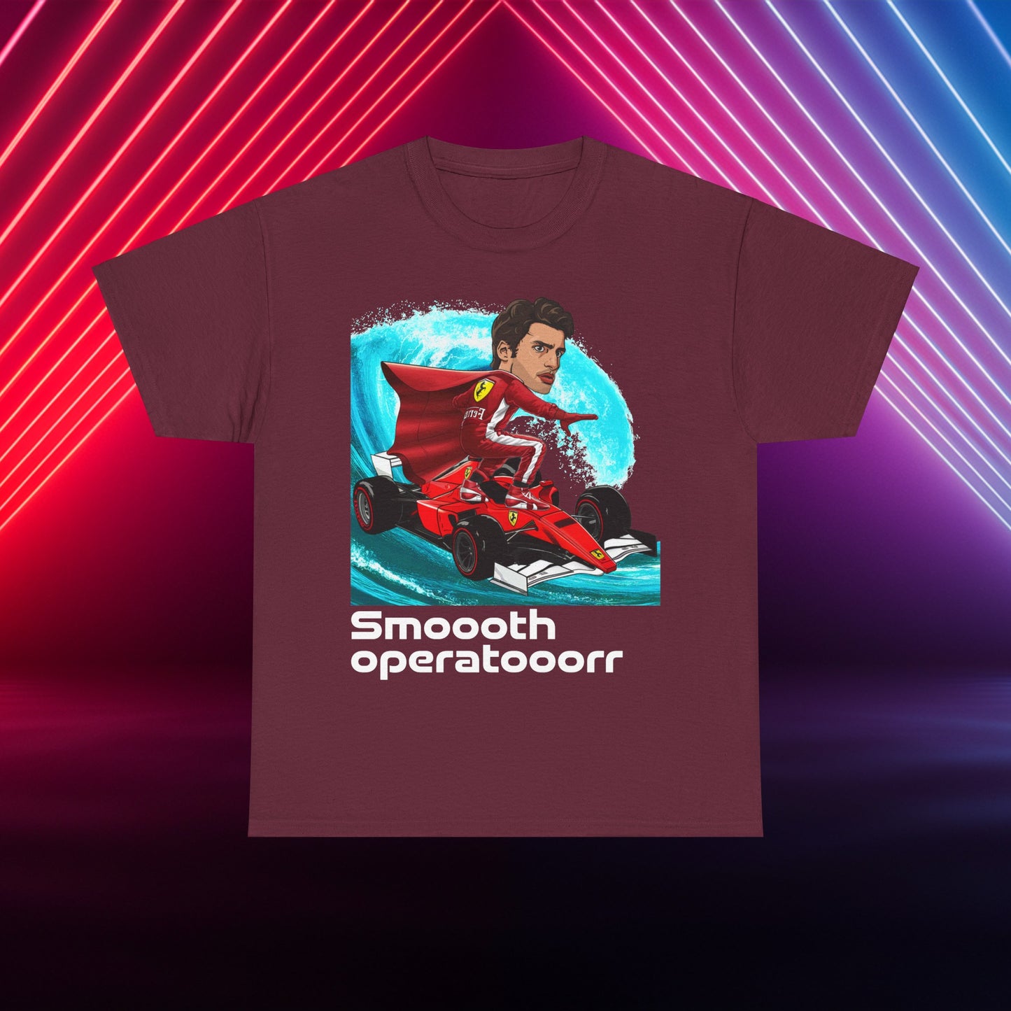 Carlos Sainz T-shirt Carlos Sainz Shirt Smooth Operator Shirt Ferrari T shirt Formula 1 Tee F1 Tshirt Ferrari Gift Ferrari Fan Shirt F1 Gift T-shirts Carlos Sainz F1 Ferrari Printify