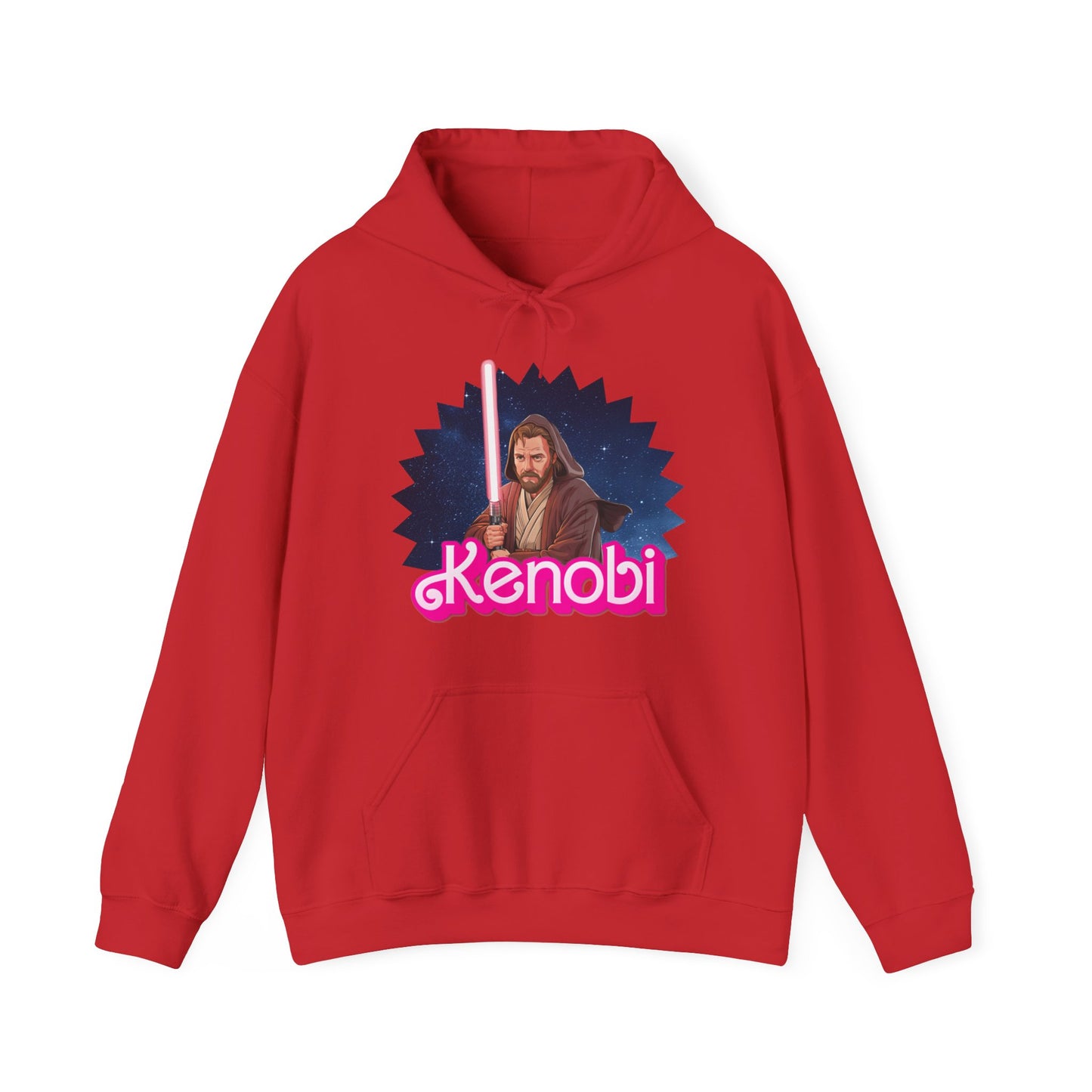 Obi-Wan Kenobi Ken Barbie Movie Star Wars Unisex Heavy Blend Hooded Sweatshirt Hoodies Barbie Ken Movies Star Wars Printify