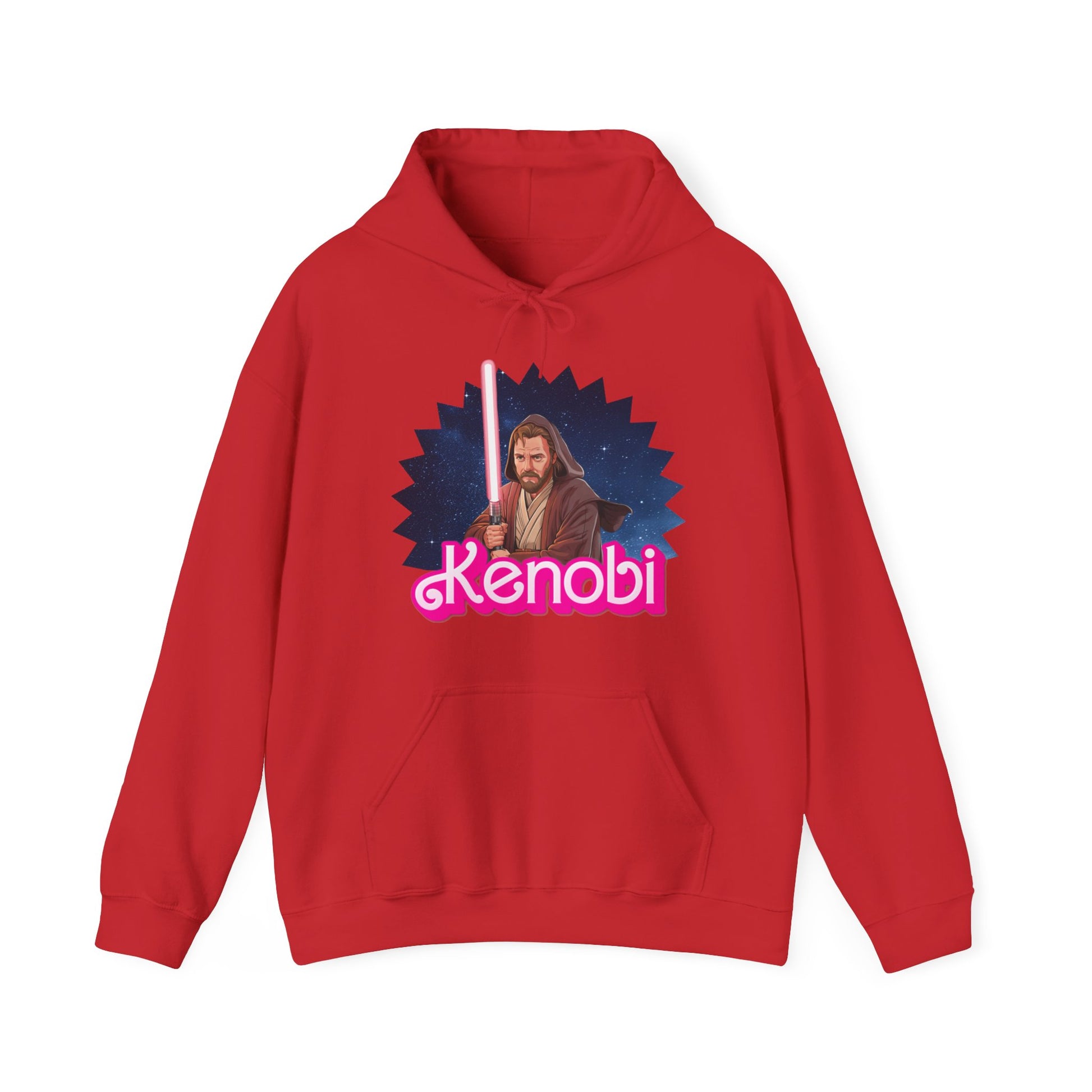 Obi-Wan Kenobi Ken Barbie Movie Star Wars Unisex Heavy Blend Hooded Sweatshirt Hoodies Barbie Ken Movies Star Wars Printify