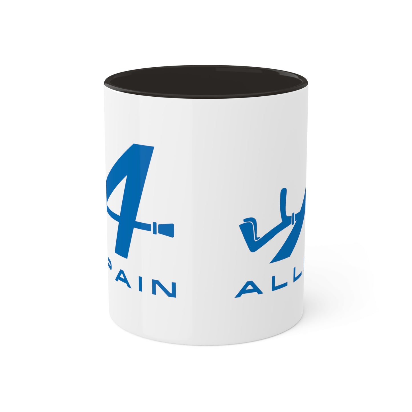 Allpain Alpine F1 Formula 1 Pierre Gasly Esteban Ocon Colorful Mug, 11oz Mugs Alpine F1 Printify