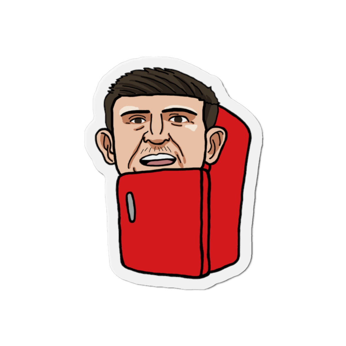 Harry Maguire The Fridge Manchester United Magnets Magnets Football Harry Maguire Manchester United The Fridge Printify