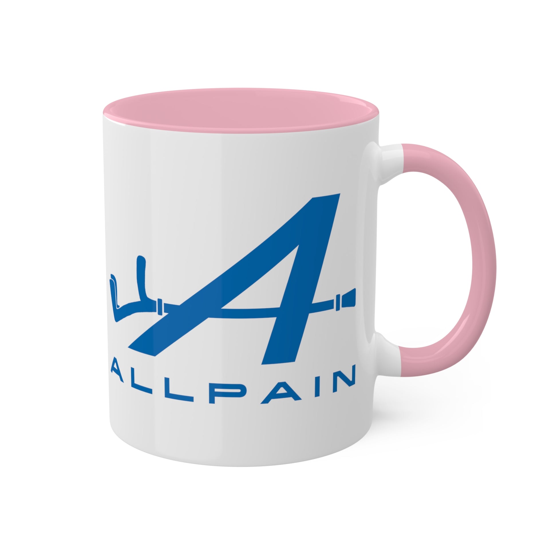 Allpain Alpine F1 Formula 1 Pierre Gasly Esteban Ocon Colorful Mug, 11oz Mugs Alpine F1 Printify