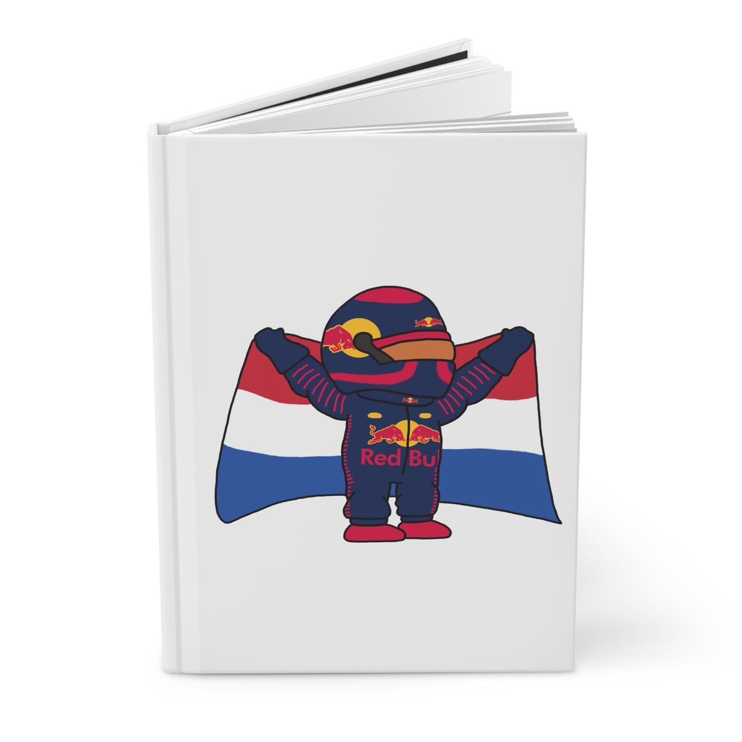NeVerStappen Red Bull Formula 1 F1 Max Verstappen Hardcover Journal Notebooks F1 Max Verstappen Red Bull Printify