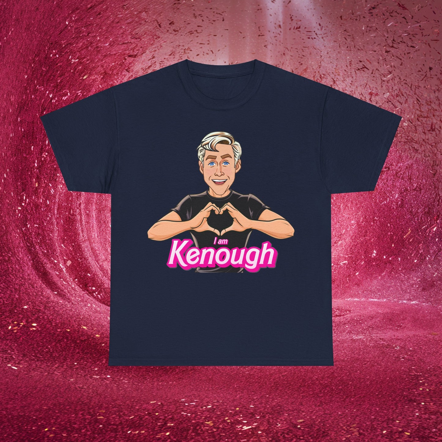 I am Kenough Tshirt Ken T-shirt Ryan Gosling Shirt Barbie T shirt Ken Gift Barbie Gift I'm Kenough Shirt I am Enough T-shirt Im Kenough Tee Navy T-shirts Barbie Celebrities Ken Movies Ryan Gosling Printify