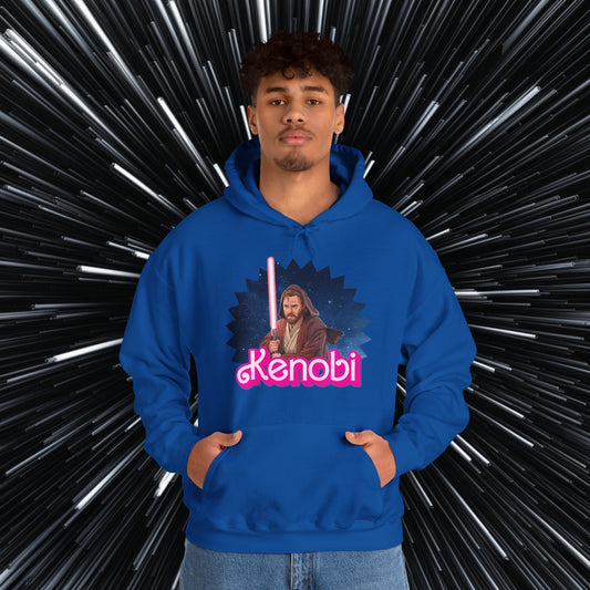 Obi-Wan Kenobi Ken Barbie Movie Star Wars Unisex Heavy Blend Hooded Sweatshirt Royal Hoodies Barbie Ken Movies Star Wars Printify
