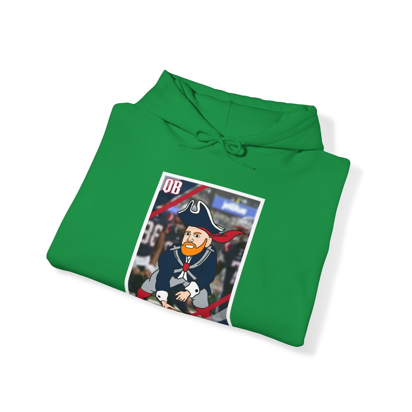 Bill Burrdy New England Patriots Tom Brady Bill Burr Unisex Heavy Blend Hooded Sweatshirt Hoodies American Football Bill Burr Monday Morning Podcast New England Patriots NFL Podcasts Stand-up Comedy Printify