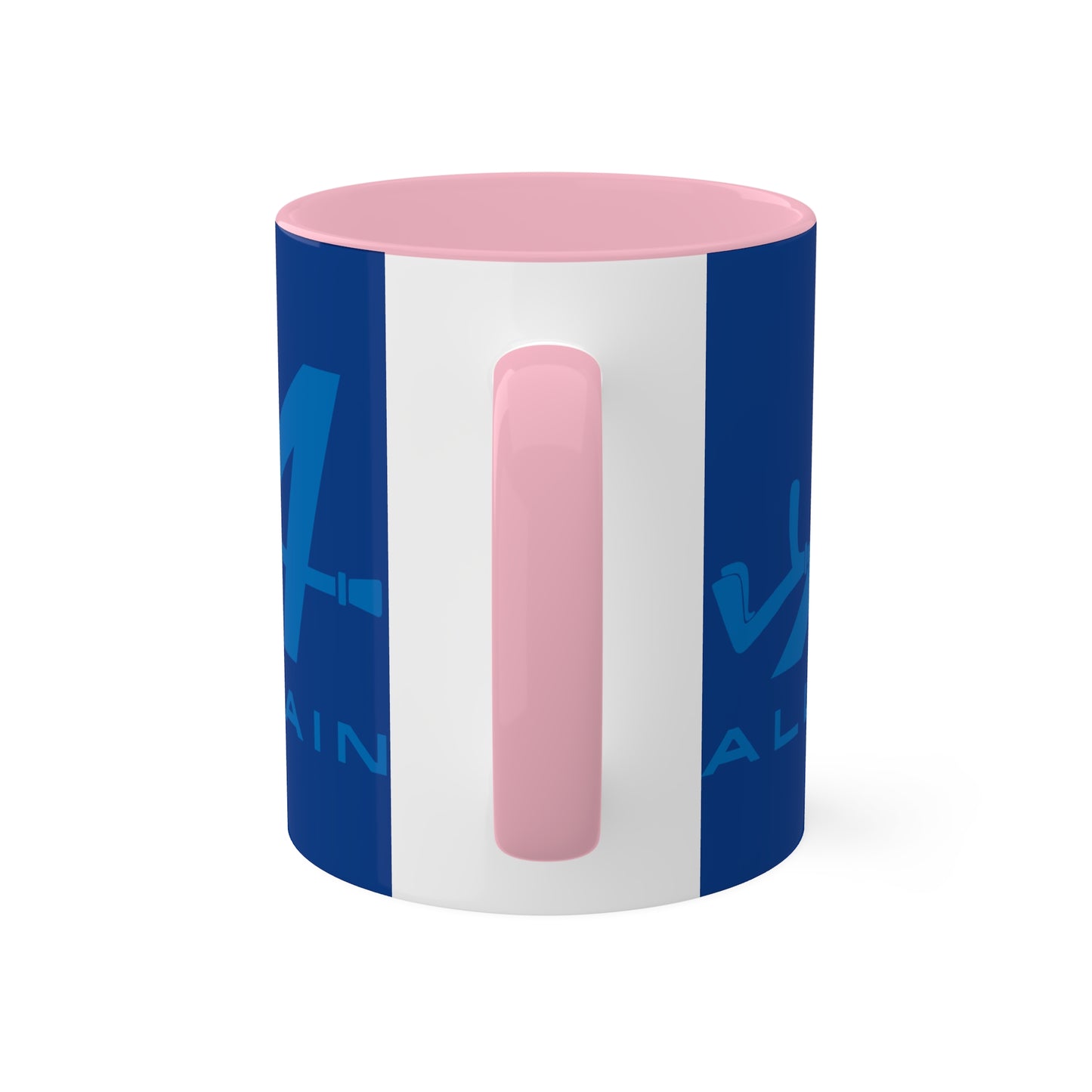 Allpain Alpine F1 Formula 1 Pierre Gasly Esteban Ocon Colorful Mug, 11oz Mugs Alpine F1 Printify