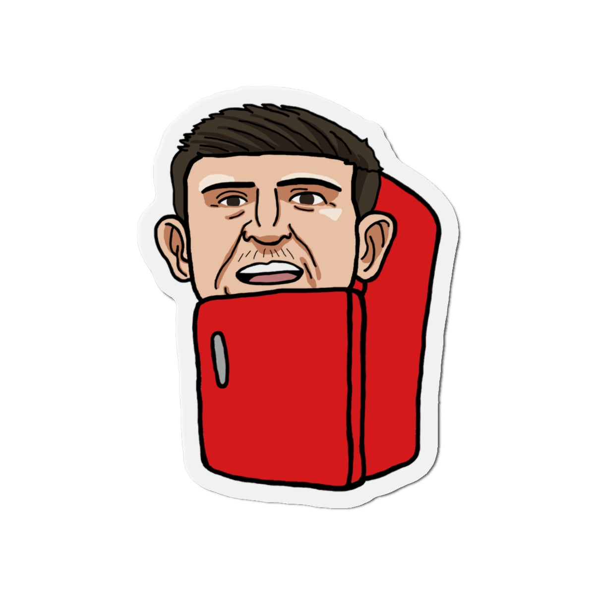 Harry Maguire The Fridge Manchester United Magnets Magnets Football Harry Maguire Manchester United The Fridge Printify