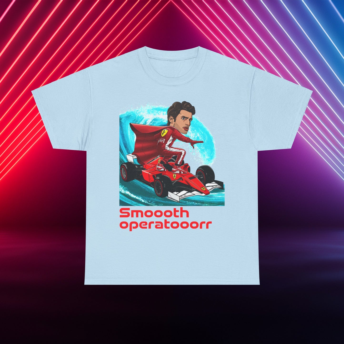 Carlos Sainz T-shirt Carlos Sainz Shirt Smooth Operator Shirt Ferrari T shirt Formula 1 Tee F1 Tshirt Ferrari Gift Ferrari Fan Shirt F1 Gift T-shirts Carlos Sainz F1 Ferrari Printify