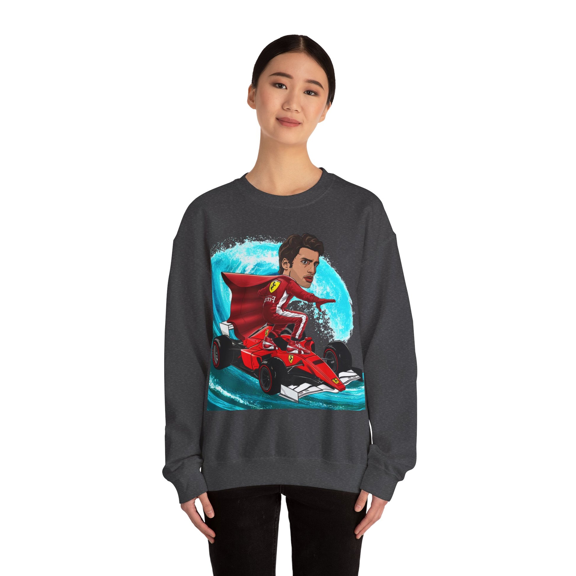 Carlos Sainz Sweatshirt Smooth Operator Jumper Ferrari Sweater Formula 1 Jumper F1 Sweater Ferrari Gift Ferrari Fan Jumper F1 Gift Scuderia Sweatshirts Carlos Sainz F1 Ferrari Printify