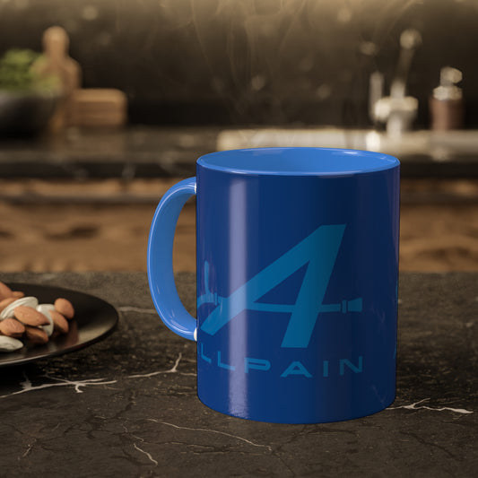 Allpain Alpine F1 Formula 1 Pierre Gasly Esteban Ocon Colorful Mug, 11oz 11oz Cambridge Blue Mugs Alpine F1 Printify