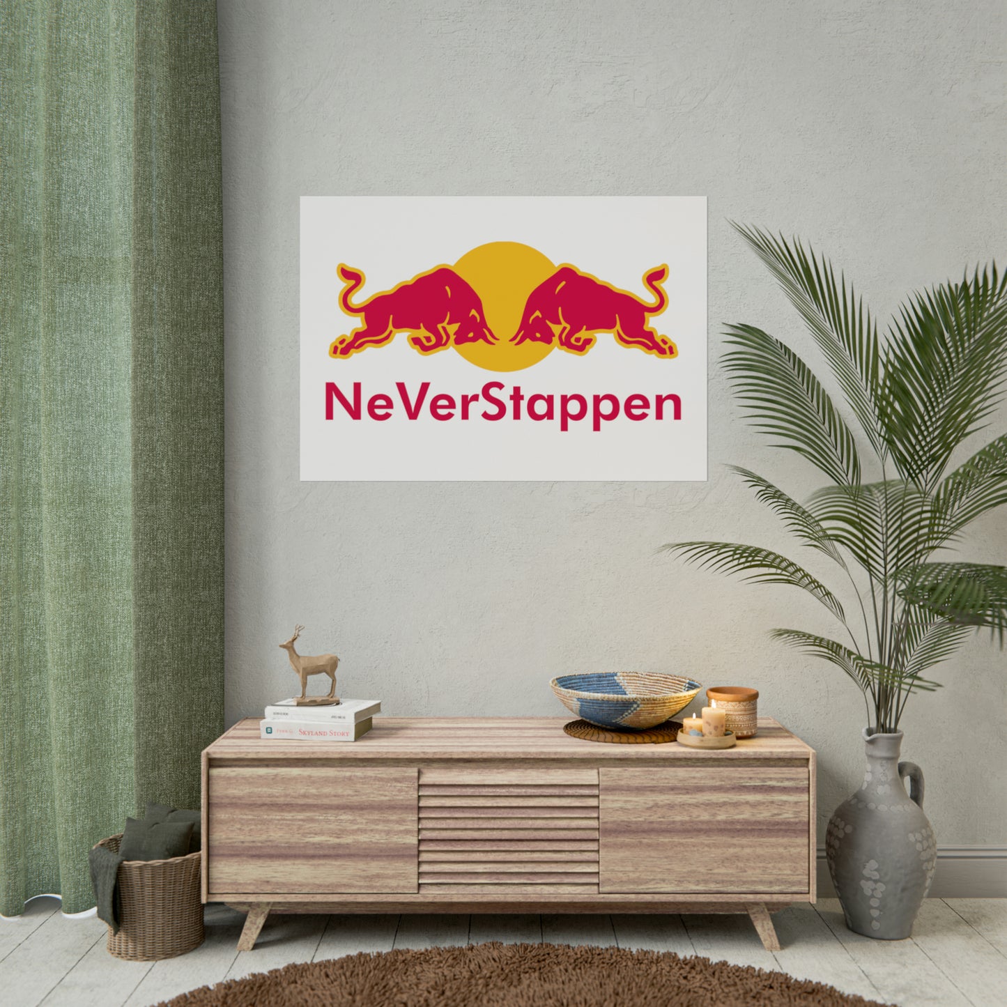 NeVerStappen Red Bull Formula 1 F1 Max Verstappen Poster 40" x 28" (Horizontal) Matte Posters F1 Max Verstappen Red Bull Printify