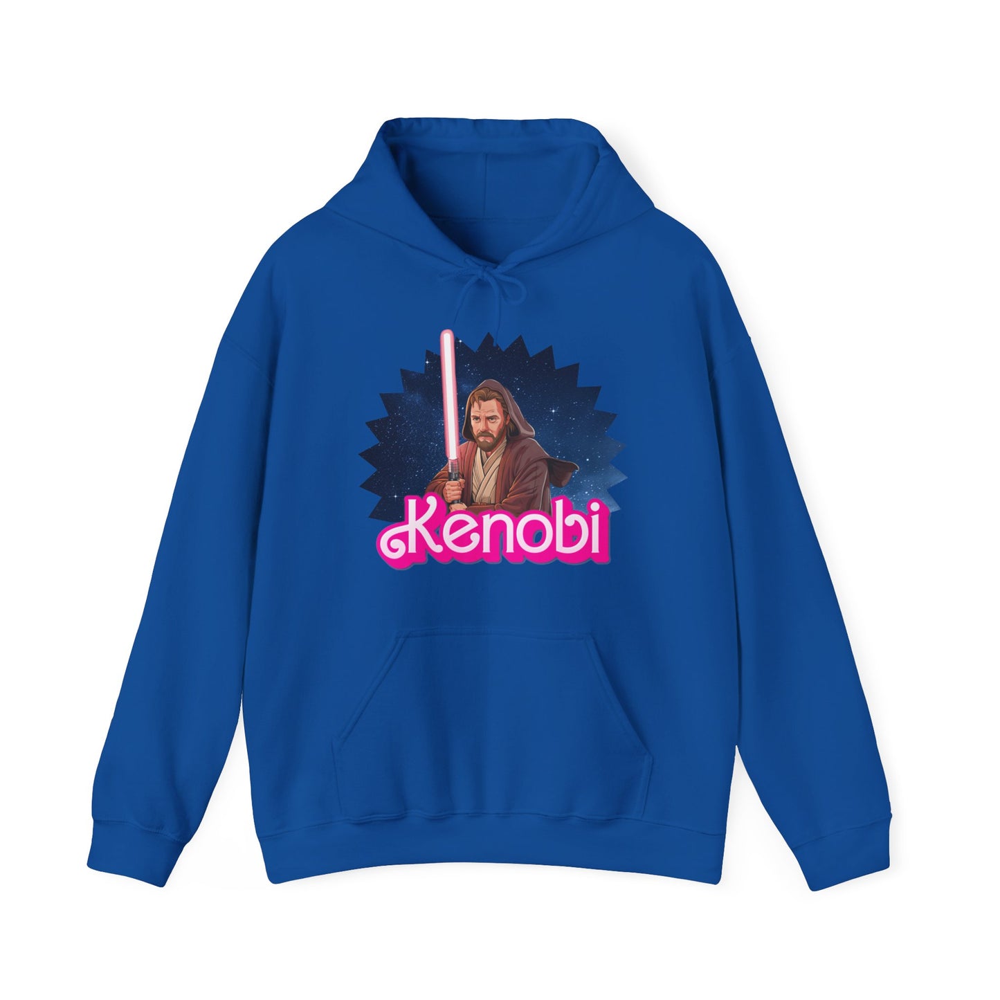 Obi-Wan Kenobi Ken Barbie Movie Star Wars Unisex Heavy Blend Hooded Sweatshirt Hoodies Barbie Ken Movies Star Wars Printify