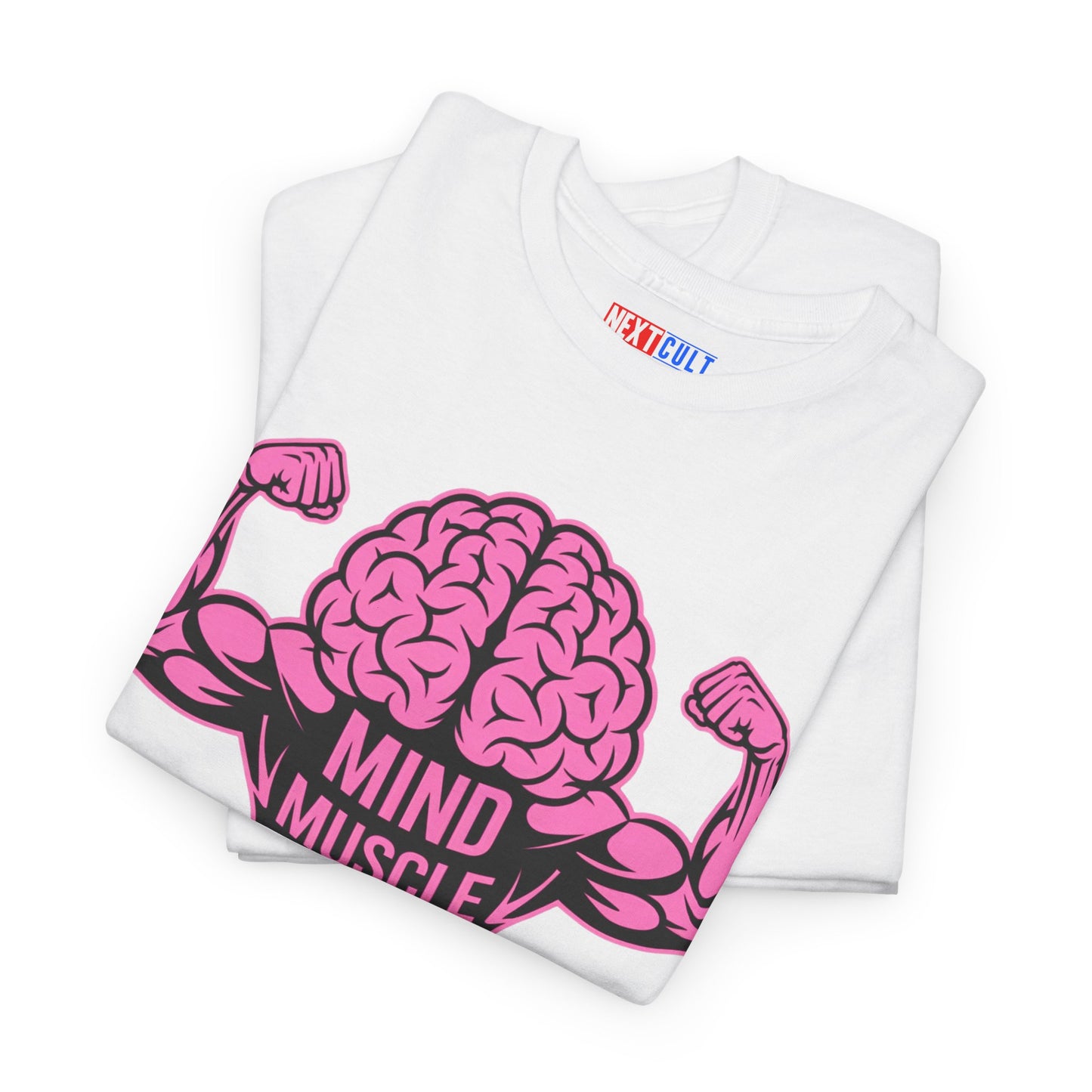 Mind Muscle Connection T-Shirt - Funny Science Based Lifting Tee for Gym Gains, Workout Fitness Meme Gift for Lifters T-shirts Bodybuilding Fitness Gym Pump Cover Workout Printify