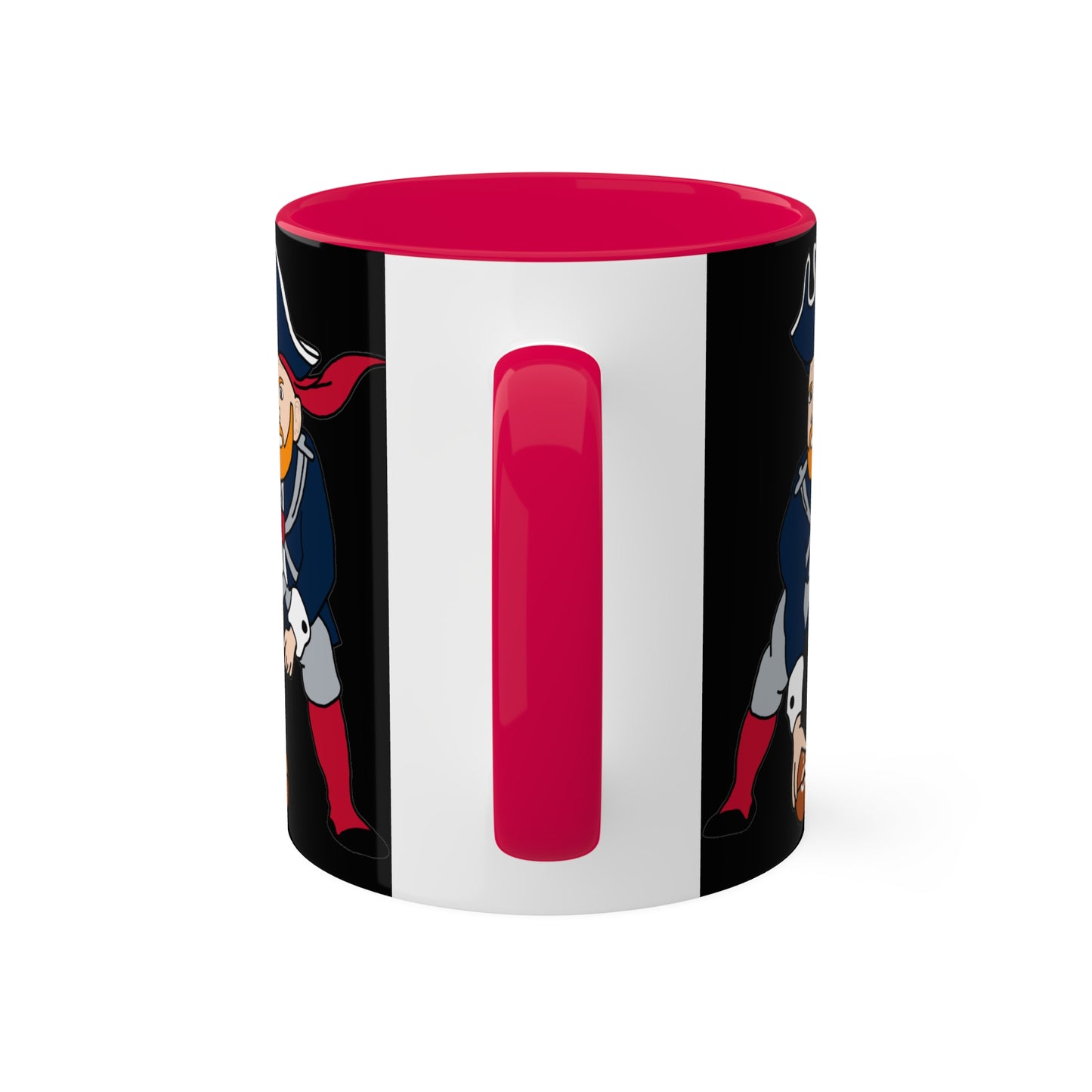 Bill Burrdy New England Patriots NFL Tom Brady Bill Burr Colorful Mug, 11oz Mugs American Football Bill Burr Monday Morning Podcast New England Patriots NFL Podcasts Stand-up Comedy Printify