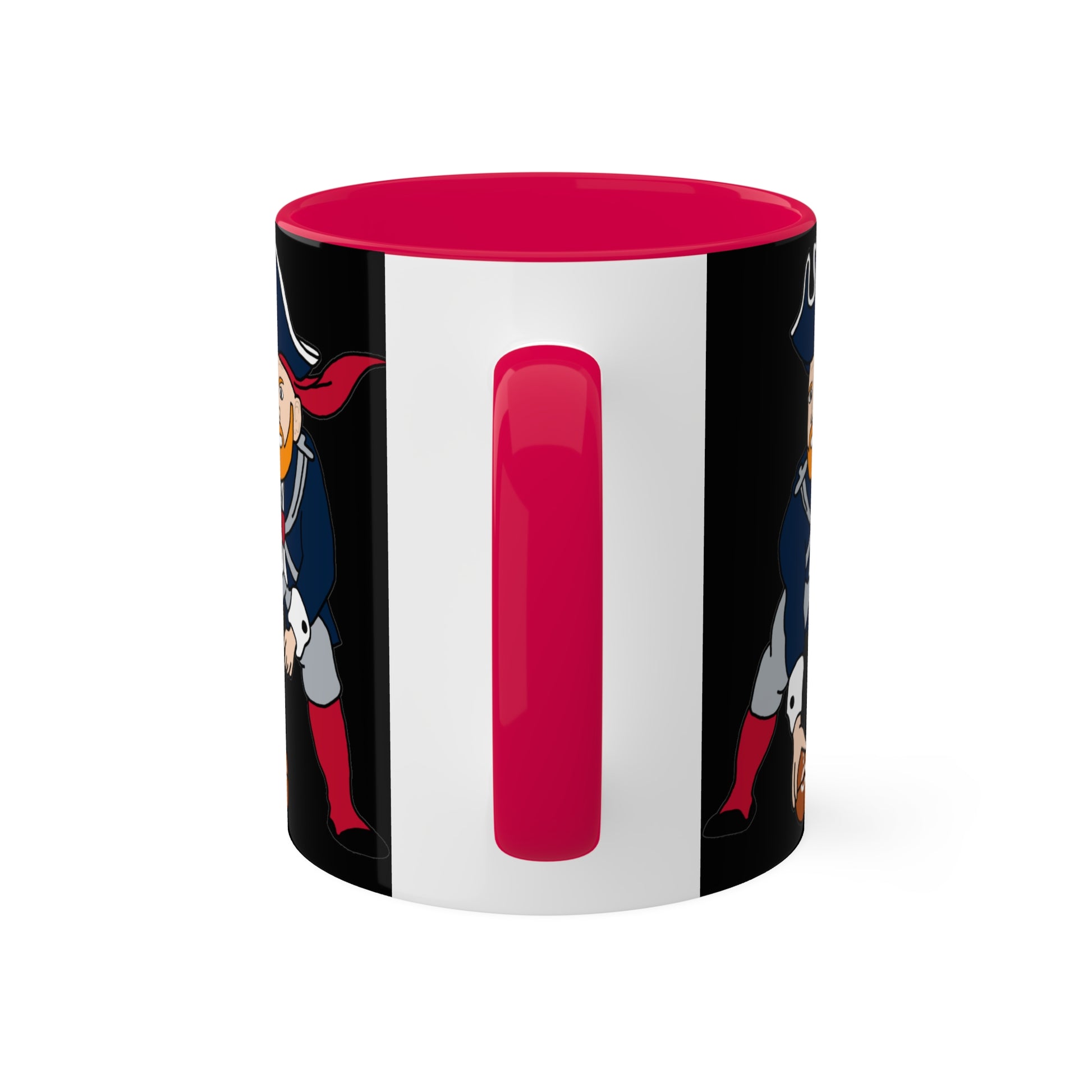 Bill Burrdy New England Patriots NFL Tom Brady Bill Burr Colorful Mug, 11oz Mugs American Football Bill Burr Monday Morning Podcast New England Patriots NFL Podcasts Stand-up Comedy Printify