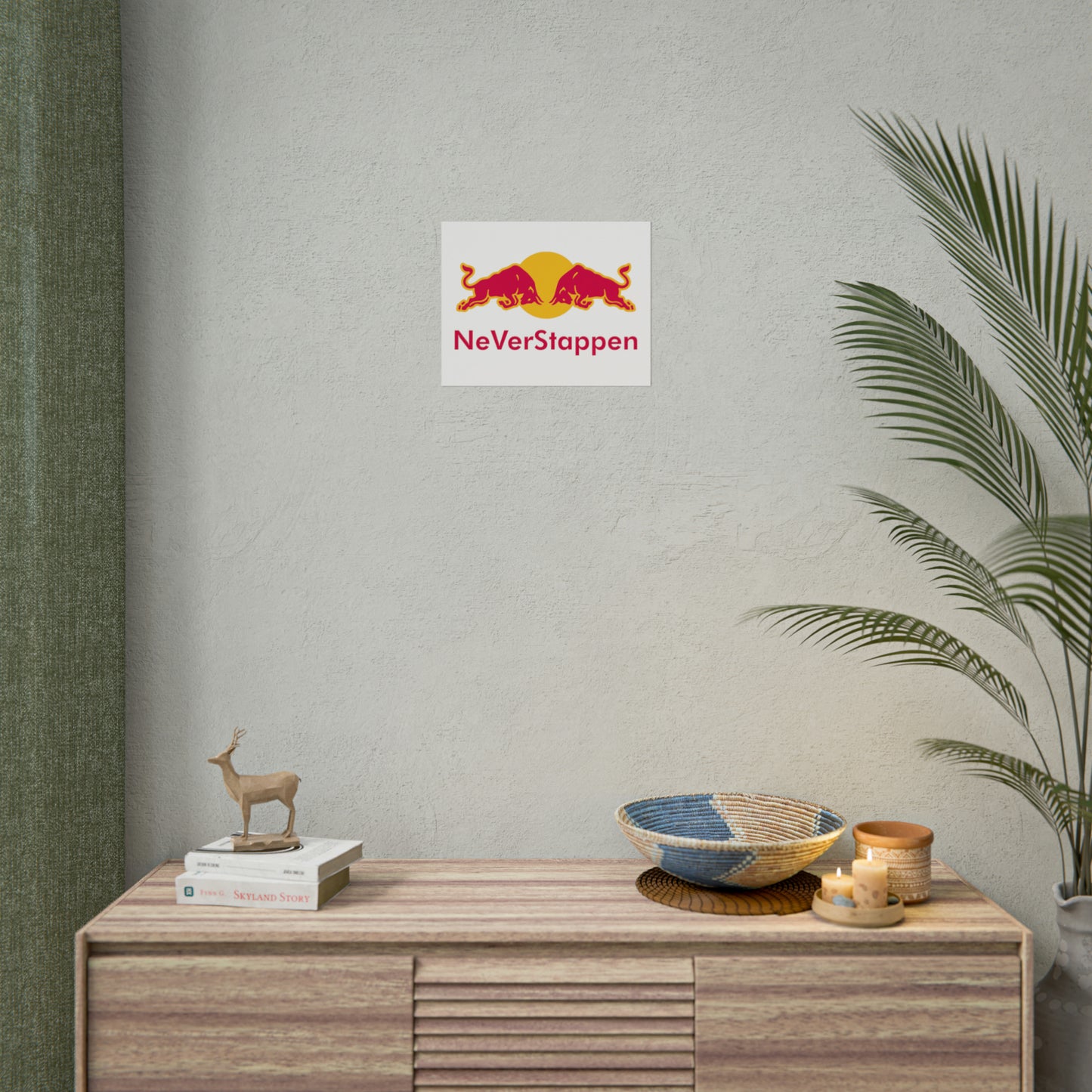 NeVerStappen Red Bull Formula 1 F1 Max Verstappen Poster 14″ x 11″ (Horizontal) Matte Posters F1 Max Verstappen Red Bull Printify