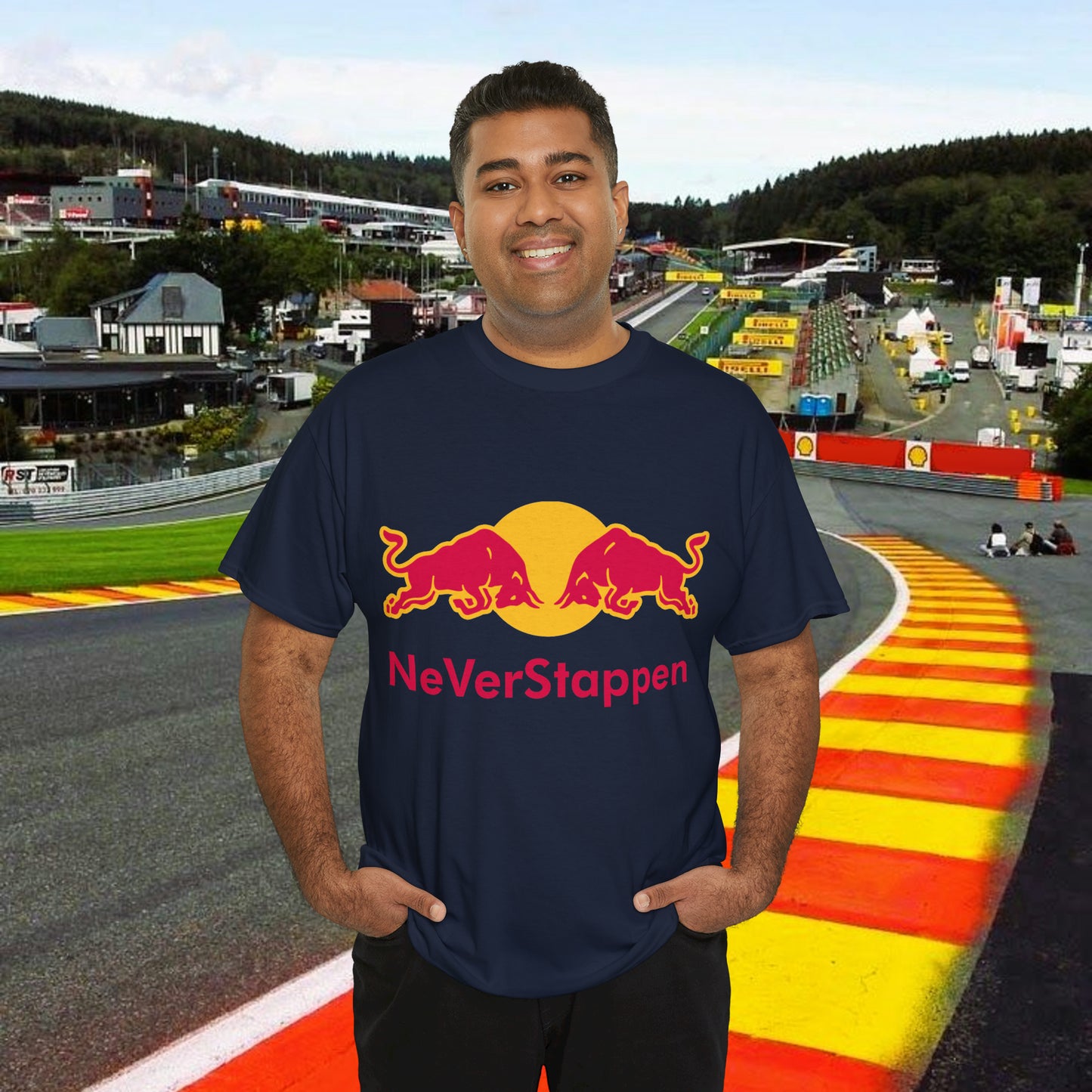 Max Verstappen Shirt Verstappen T-shirt Red Bull T shirt F1 tshirt Formula 1 tee F1 Gift Formula 1 Gift Red Bull Fan Gift Funny Racing Shirt Navy T-shirts F1 Max Verstappen Red Bull Printify