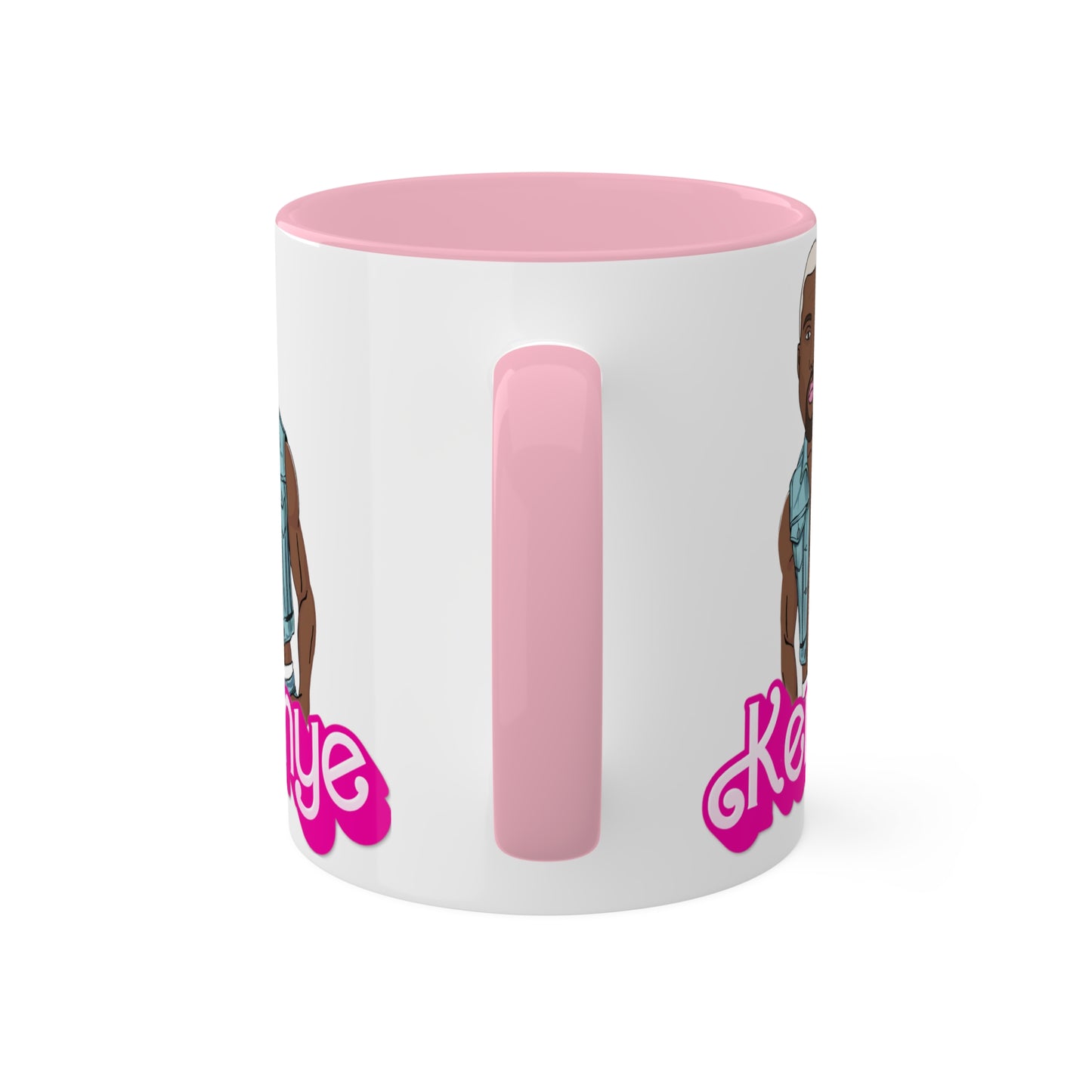 Kenye Barbie Ken Ryan Gosling Kanye West Colorful Mug Mugs Barbie Kanye West Ken Movies Music Printify