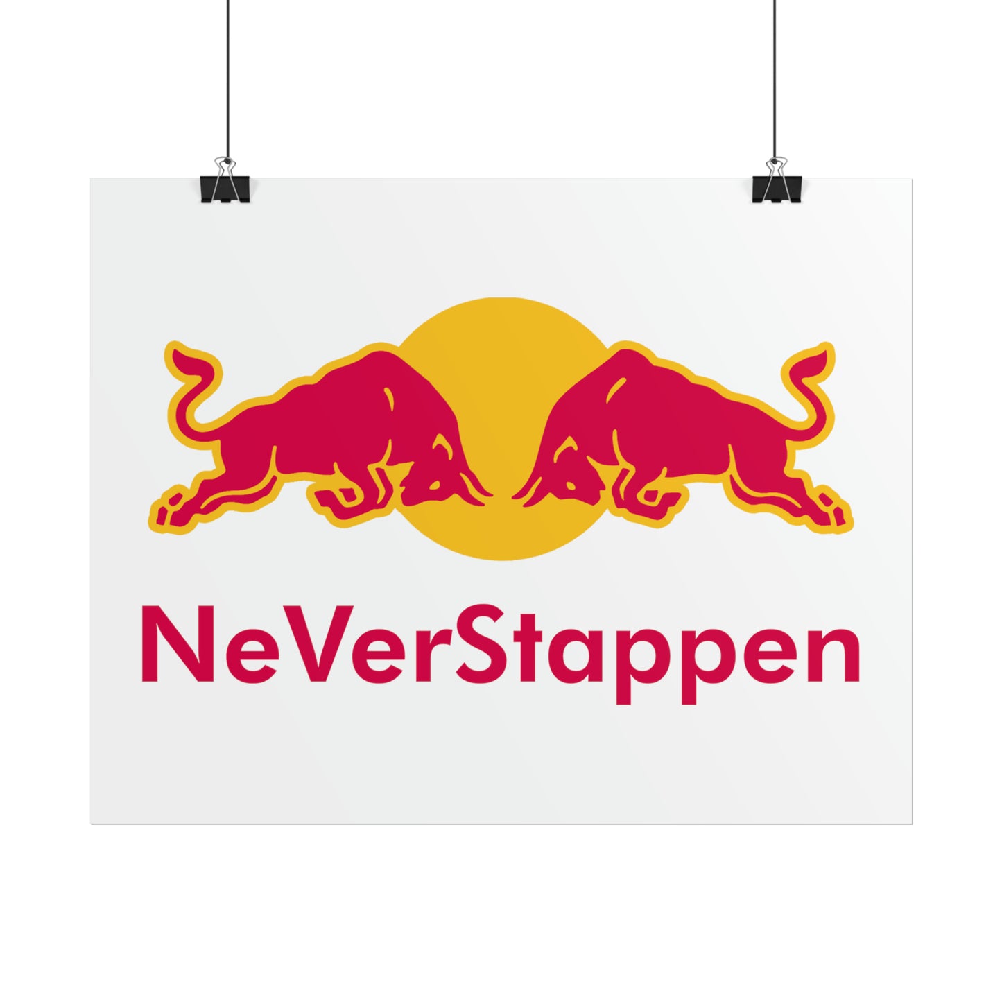 NeVerStappen Red Bull Formula 1 F1 Max Verstappen Poster Posters F1 Max Verstappen Red Bull Printify