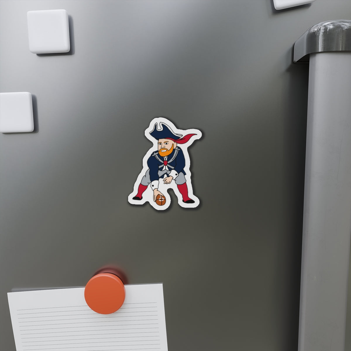 Bill Burrdy New England Patriots NFL Tom Brady Bill Burr Die-Cut Magnet Magnets American Football Bill Burr Monday Morning Podcast New England Patriots NFL Podcasts Stand-up Comedy Printify
