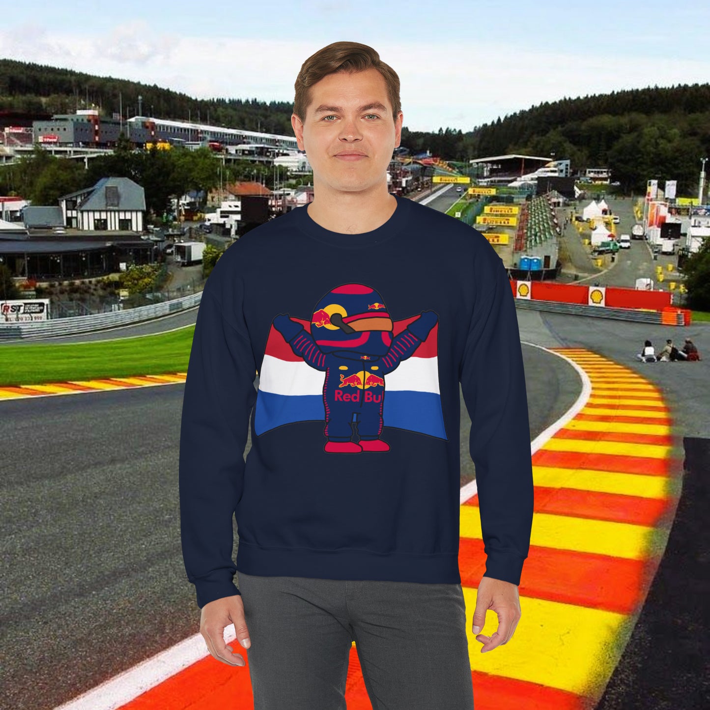 Max Verstappen Jumper Verstappen Sweatshirt Red Bull Sweater F1 Jumper Formula 1 Sweatshirt F1 Gift Formula 1 Gift Red Bull Fan Gift Racing Navy Sweatshirts F1 Max Verstappen Red Bull Printify