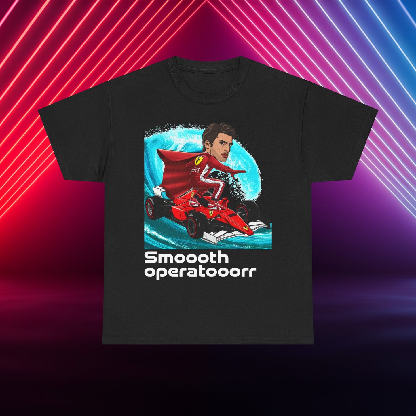 Carlos Sainz T-shirt Carlos Sainz Shirt Smooth Operator Shirt Ferrari T shirt Formula 1 Tee F1 Tshirt Ferrari Gift Ferrari Fan Shirt F1 Gift T-shirts Carlos Sainz F1 Ferrari Printify
