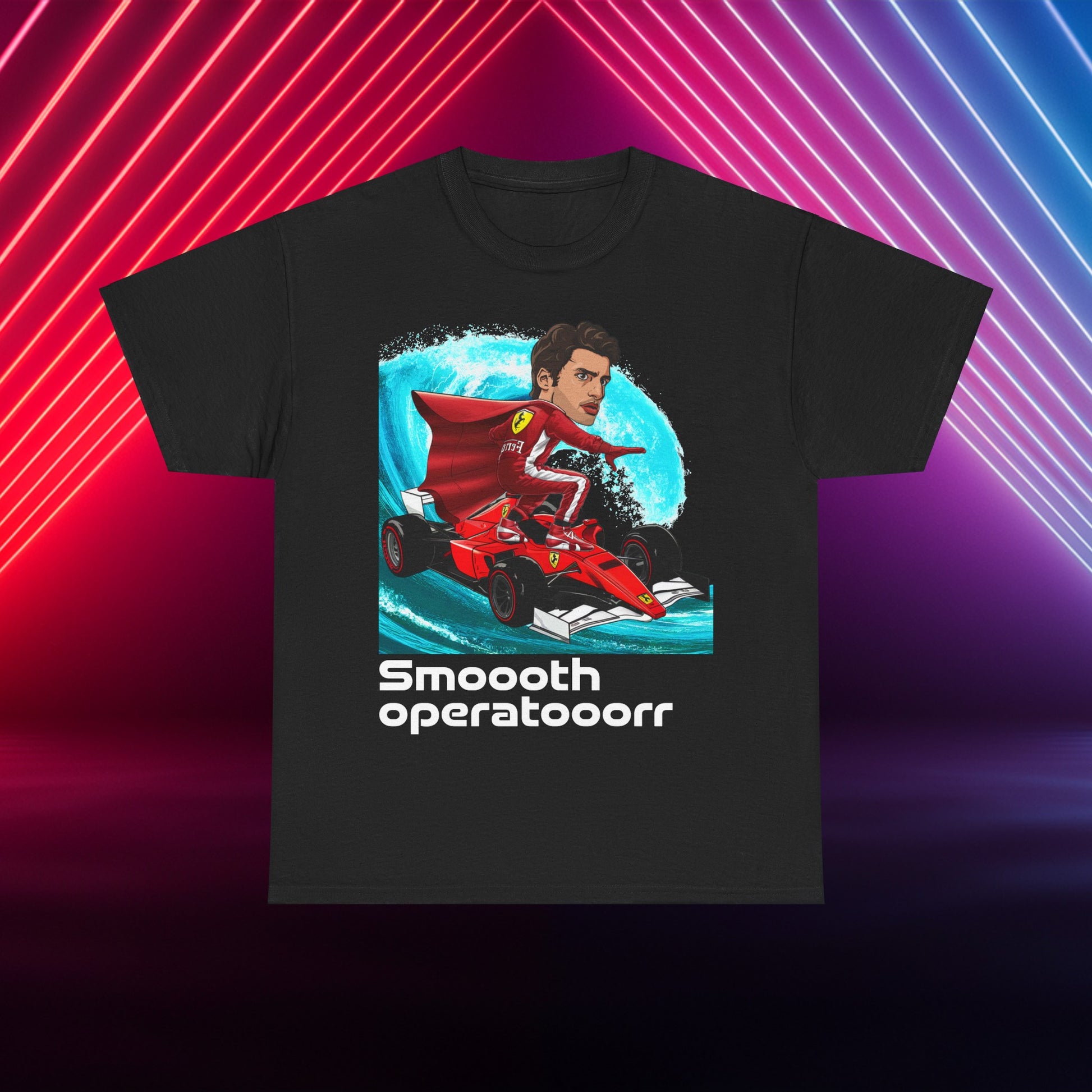 Carlos Sainz T-shirt Carlos Sainz Shirt Smooth Operator Shirt Ferrari T shirt Formula 1 Tee F1 Tshirt Ferrari Gift Ferrari Fan Shirt F1 Gift T-shirts Carlos Sainz F1 Ferrari Printify