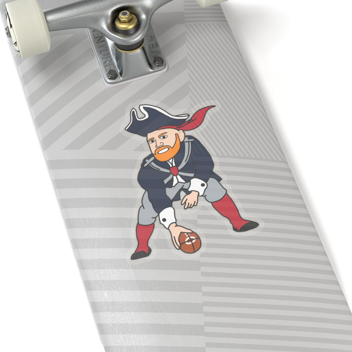 Bill Burrdy New England Patriots NFL Tom Brady Bill Burr Sticker 6" × 6" Transparent Stickers American Football Bill Burr Monday Morning Podcast New England Patriots NFL Podcasts Stand-up Comedy Printify