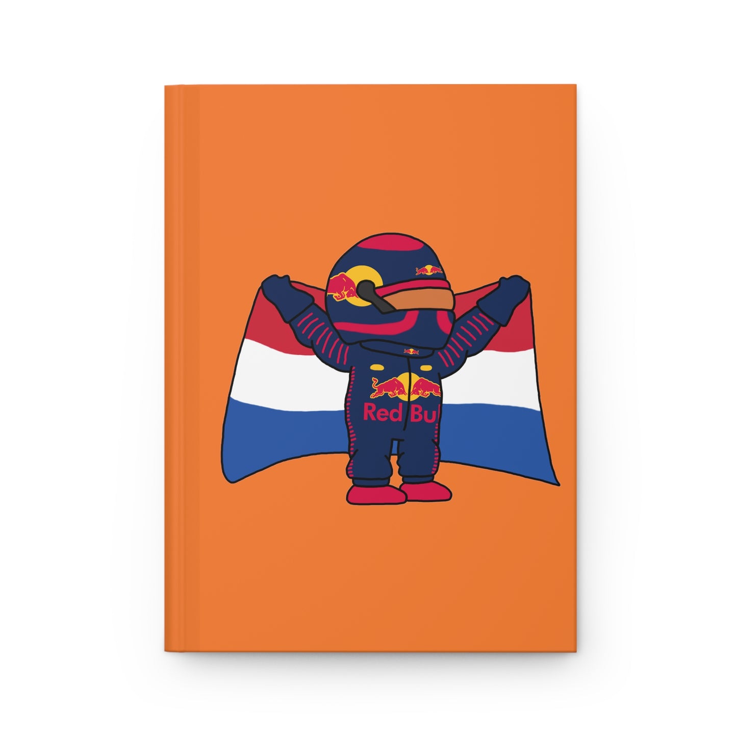 NeVerStappen Red Bull Formula 1 F1 Max Verstappen Hardcover Journal Notebooks F1 Max Verstappen Red Bull Printify